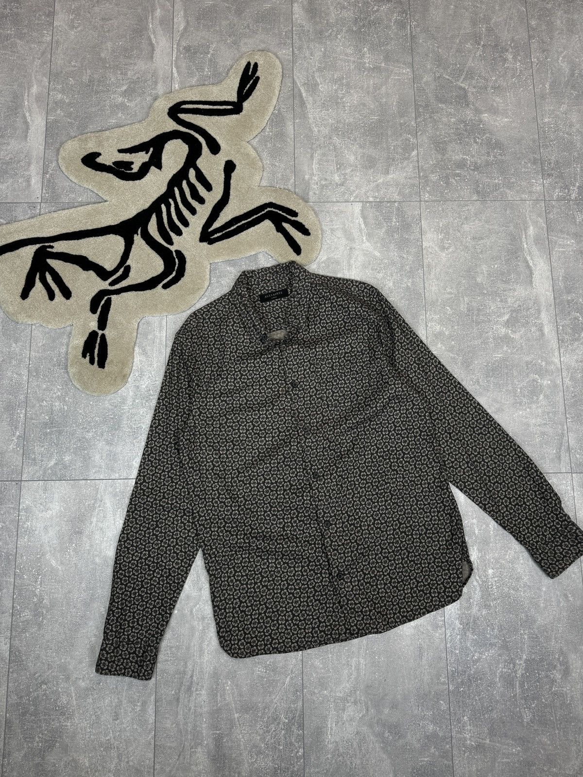 Allsaints Mens AllSaints GIRARD LS SHIRT button up Hawaiian crazy Size US L / EU 52-54 / 3 - 1 Thumbnail