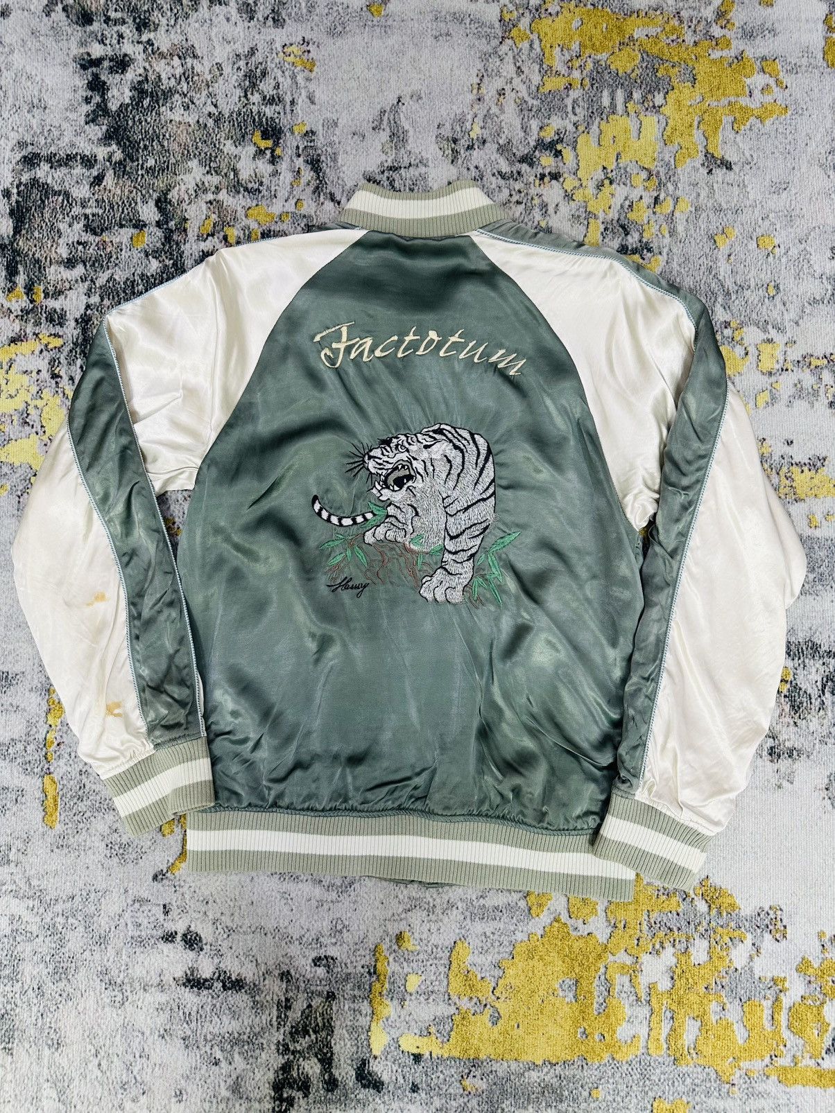 FACTOTUM Factotum Sukajan Japan Embroidery Logo Riri Zipper Size US S / EU 44-46 / 1 - 1 Thumbnail