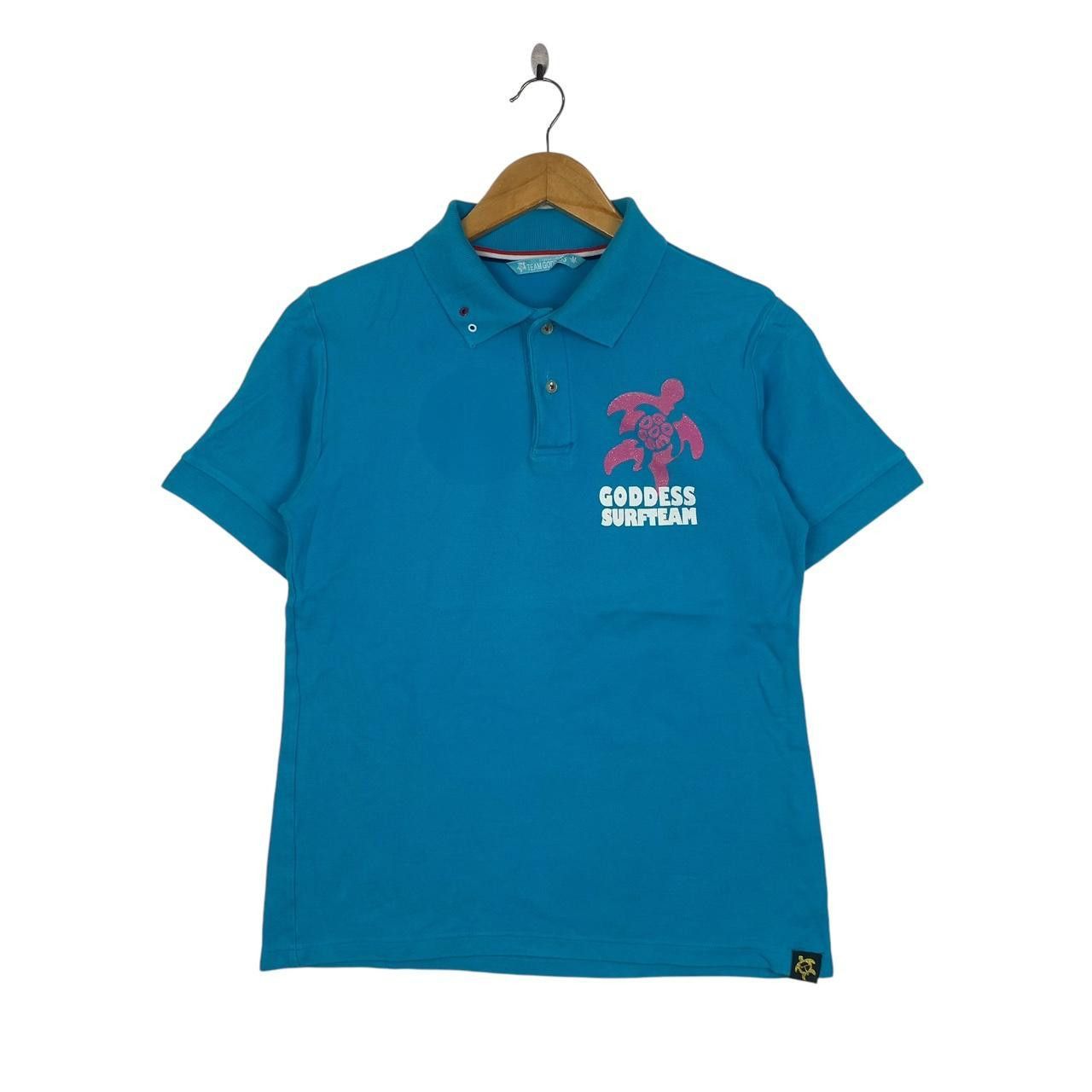 Other GODDESS SURFTEAM SURFERS Hawaii Sea Turtle Polo Tee Shirt Size M / US 6-8 / IT 42-44 - 2 Thumbnail