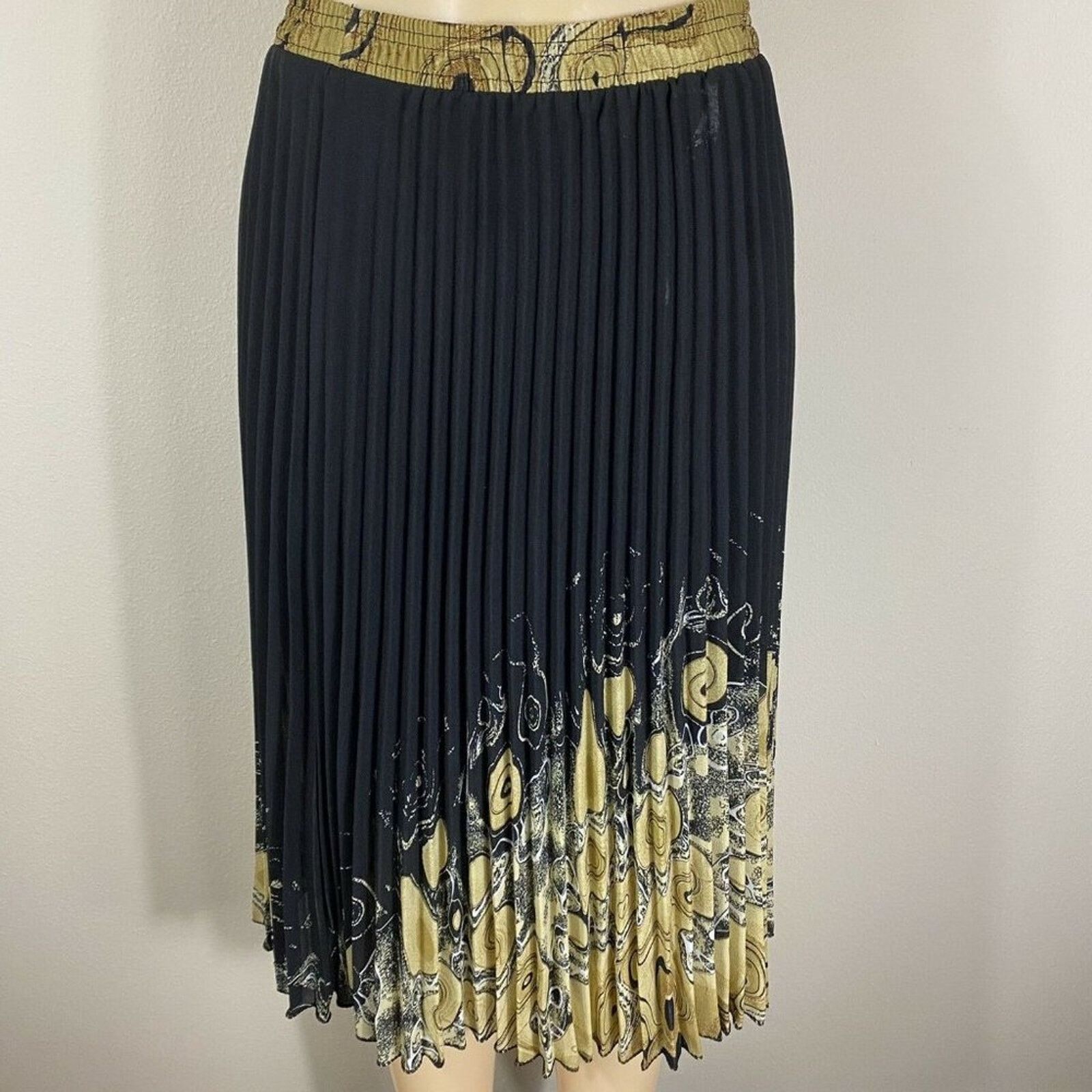 & Other Stories Pleated Skirts Female A-Line Midi Skirt One Size Size 23" - 3 Thumbnail