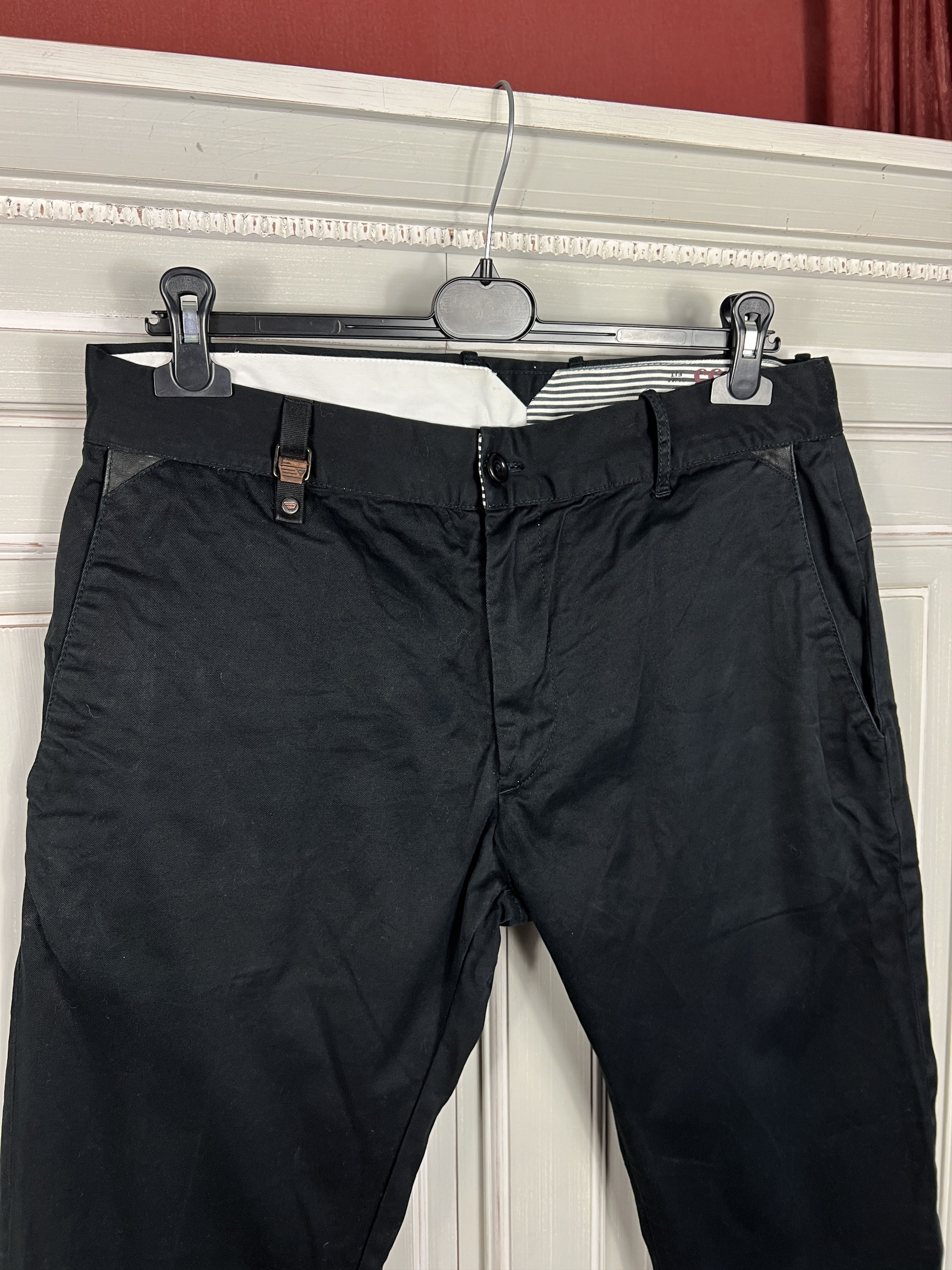 Diesel skinny diesel pants luxury black leather size 33 Size US 33 - 2 Thumbnail