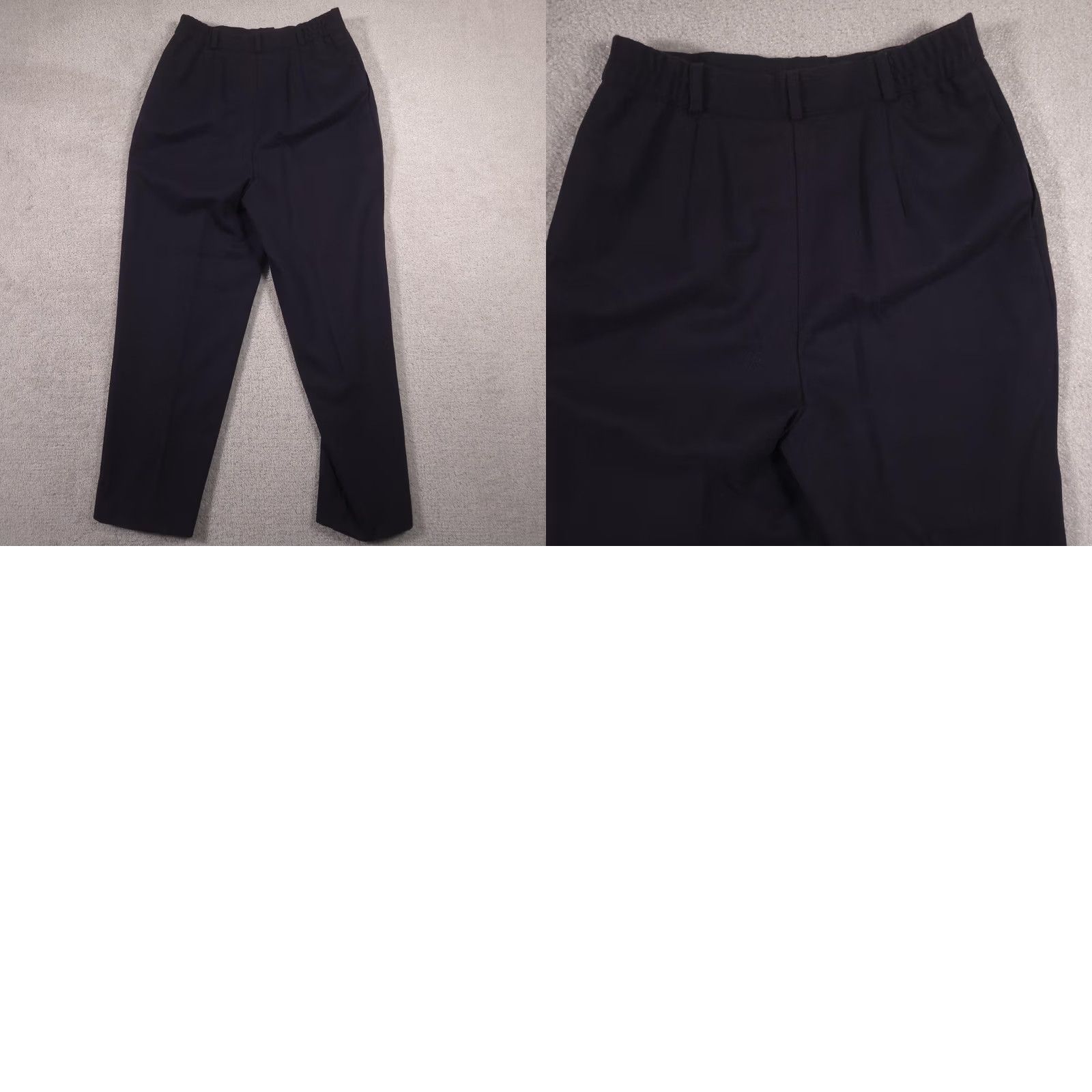 Vintage VINTAGE Mark Alan Dress Pants Womens 10 Navy Blue Wool Pleated Lined USA 90s Size 32" / US 10 / IT 46 - 9 Thumbnail