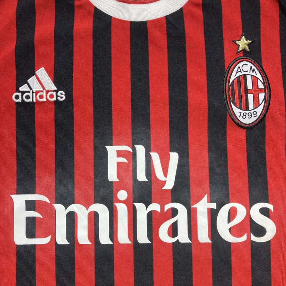 Adidas 2011-12 AC Milan Home Adidas V13457 Size US S / EU 44-46 / 1 - 3 Thumbnail