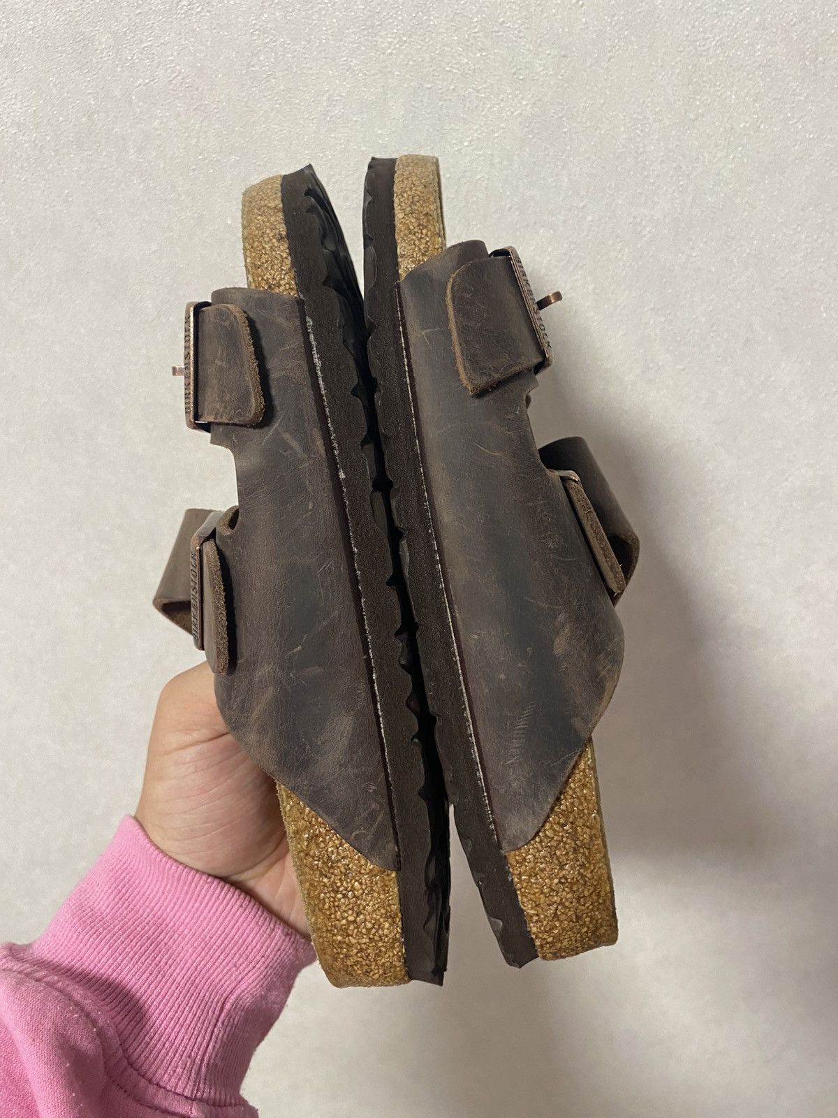 Birkenstock Birkenstock Arizona Brown Leather Sandals Sz: 38 / 24.5cm Size US 8 / IT 38 - 7 Thumbnail