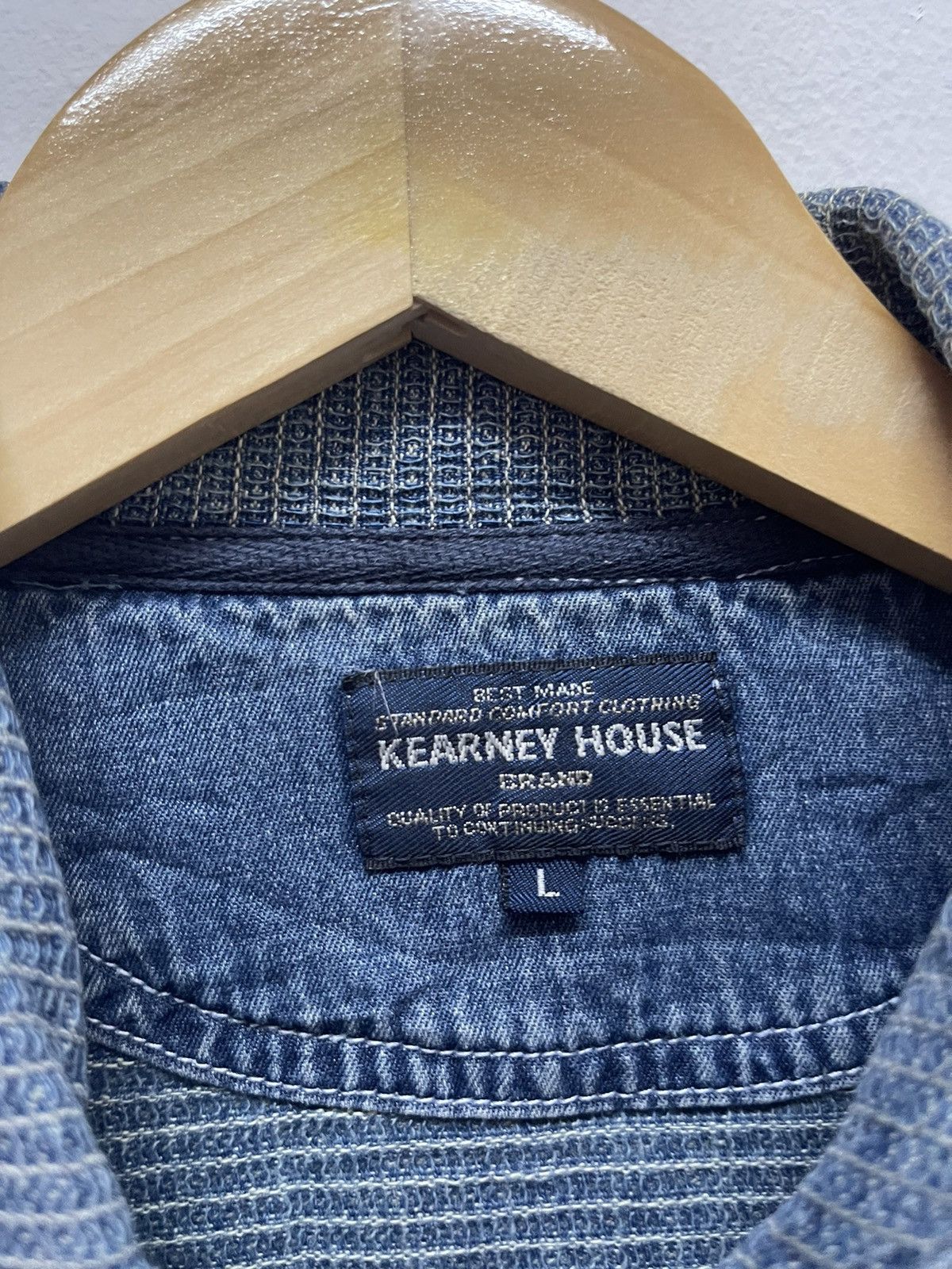 Indigo × Japanese Brand × Vintage Vintage Organic Dyed Indigo Kearney House Size US L / EU 52-54 / 3 - 5 Thumbnail