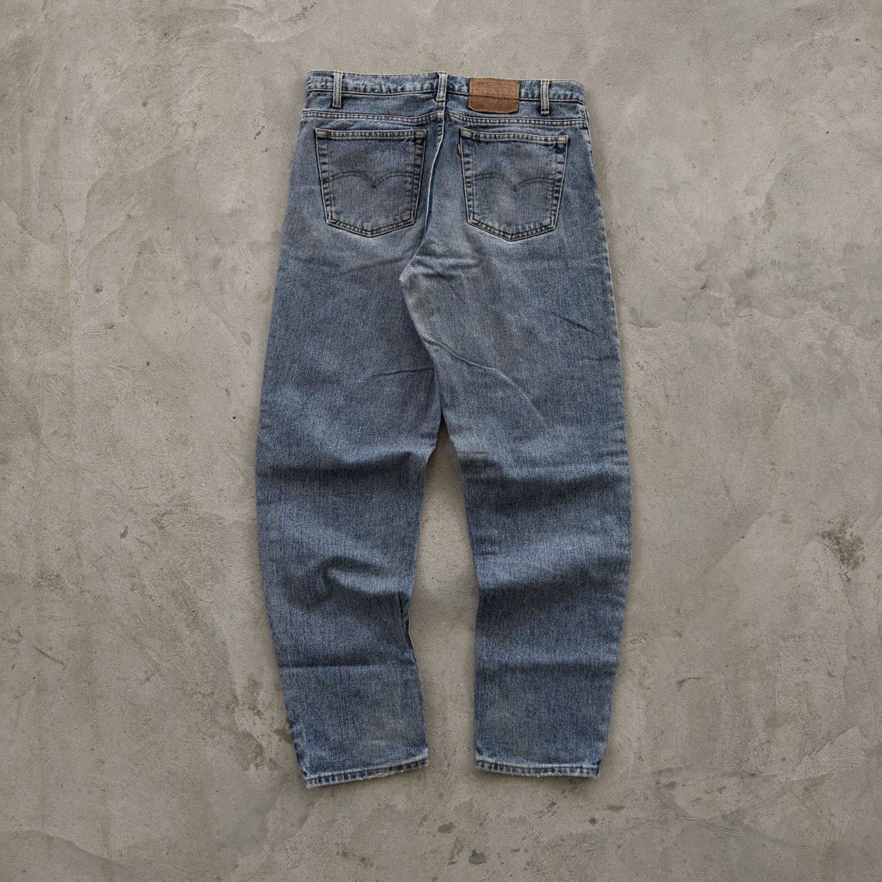 Levi's Vintage 90s Levi's 550 Baggy Washed Blue Jeans Size US 36 / EU 52 - 1 Thumbnail