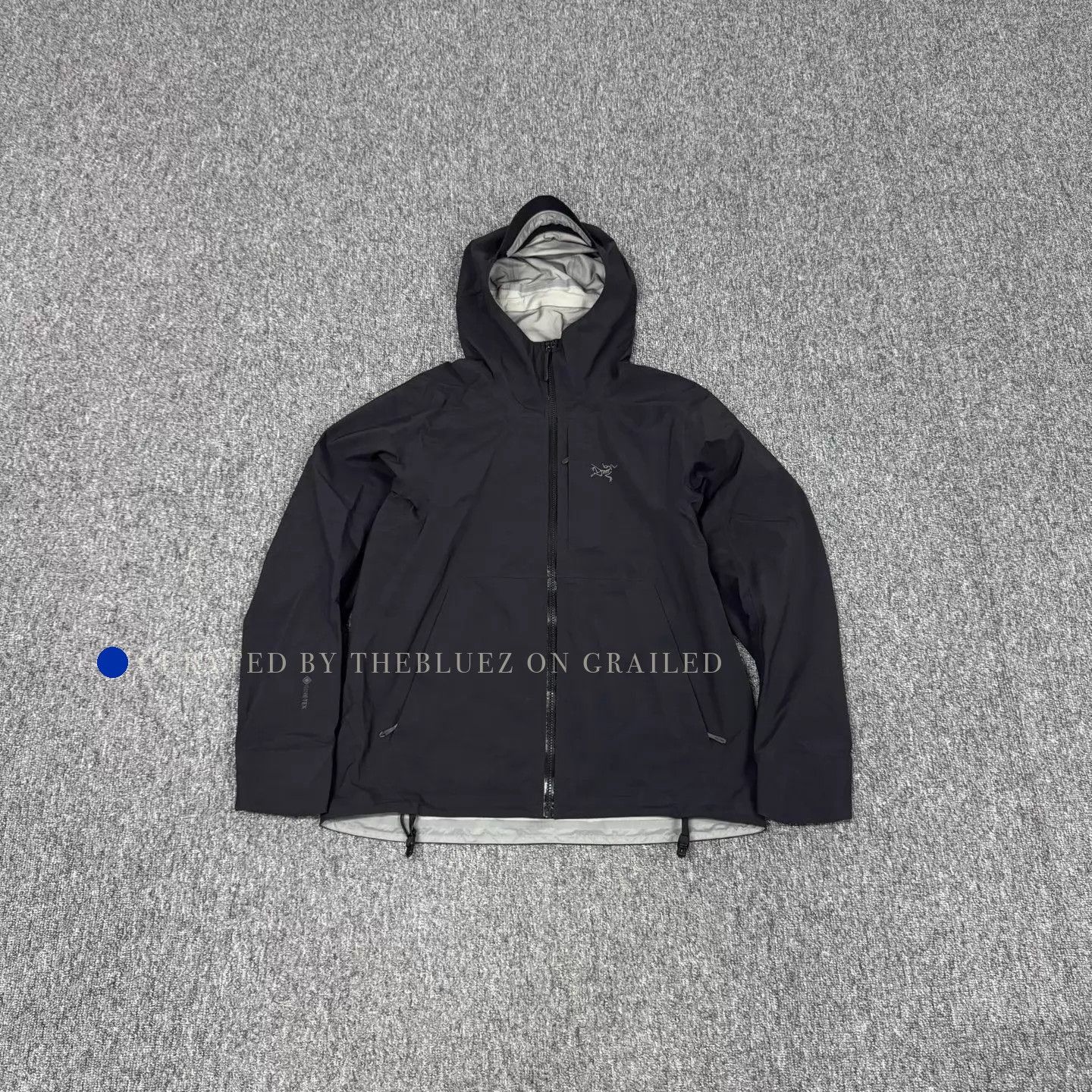 Arc'teryx Lightweight Black Hooded Shell Jacket Size US M / EU 48-50 / 2 - 1 Thumbnail