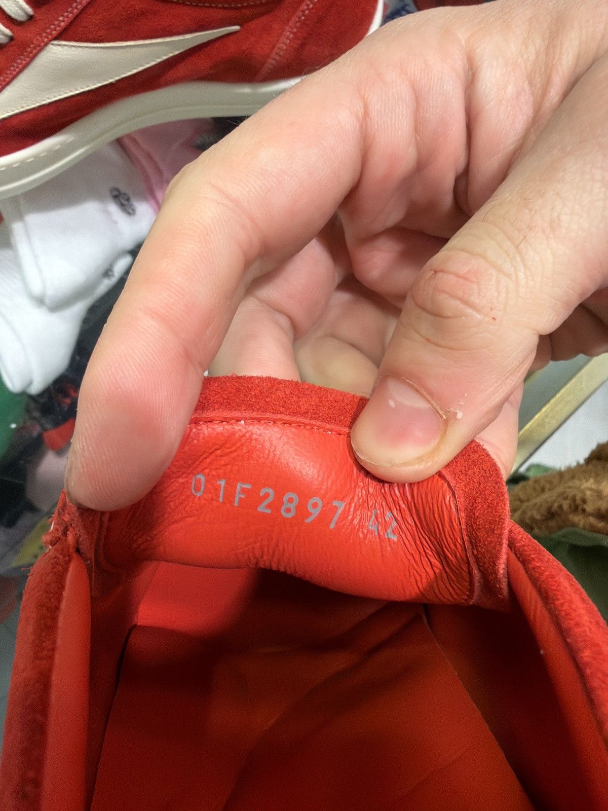 Rick Owens Rick Owens vintage low carnelian milk red size 42 Size US 9 / EU 42 - 3 Thumbnail