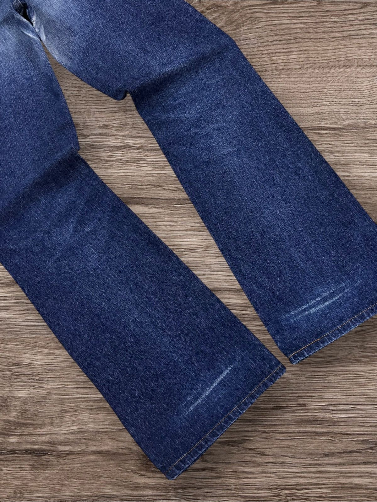Japanese Brand MK Michel Klein Grunge Flare Jeans Size US 28 / EU 44 - 6 Thumbnail