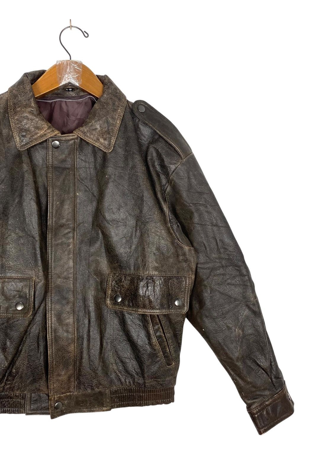 Vintage Vintage Aviator Jacket Cow Leather Size US M / EU 48-50 / 2 - 3 Thumbnail
