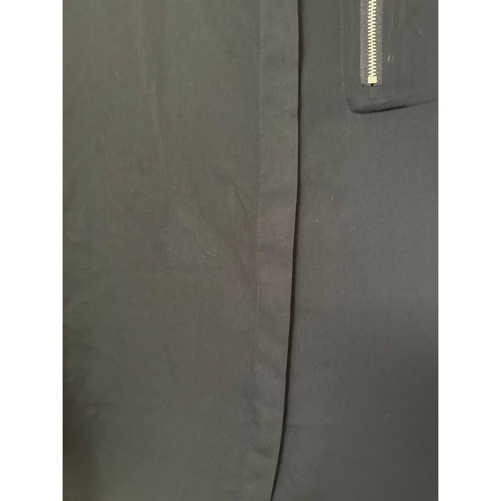 Lauren Ralph Lauren Lauren Ralph Lauren Large Black Silky Blouse Zipper Pocket Size L / US 10 / IT 46 - 3 Thumbnail
