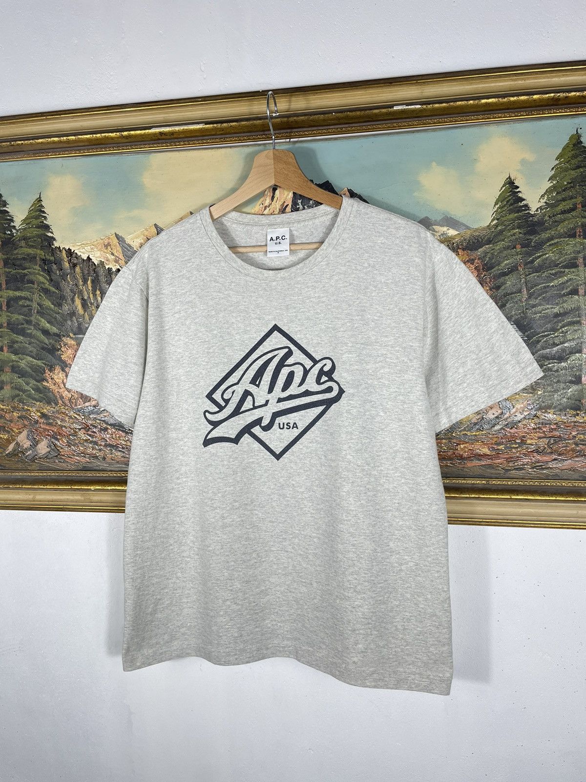 A.P.C. × Vintage A.P.C T-shirt Short Sleeve Tees Big Logo Streetwear Skate Size US M / EU 48-50 / 2 - 2 Thumbnail
