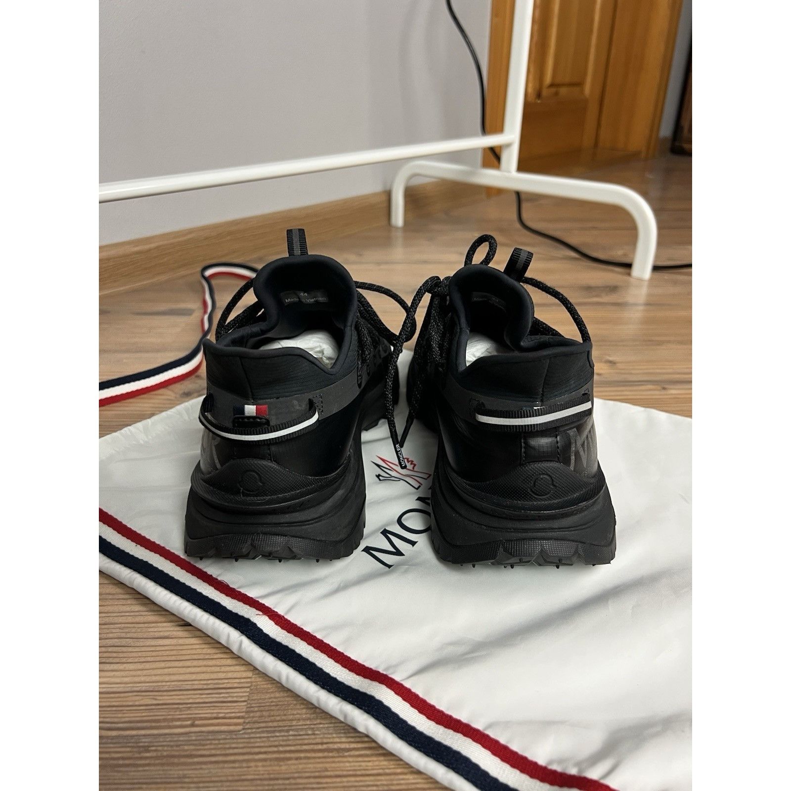 Moncler MINT! MONCLER TRAILGRIP LITE2 Vibram Ripstop Black Sneakers Size US 10.5 / EU 43-44 - 6 Thumbnail