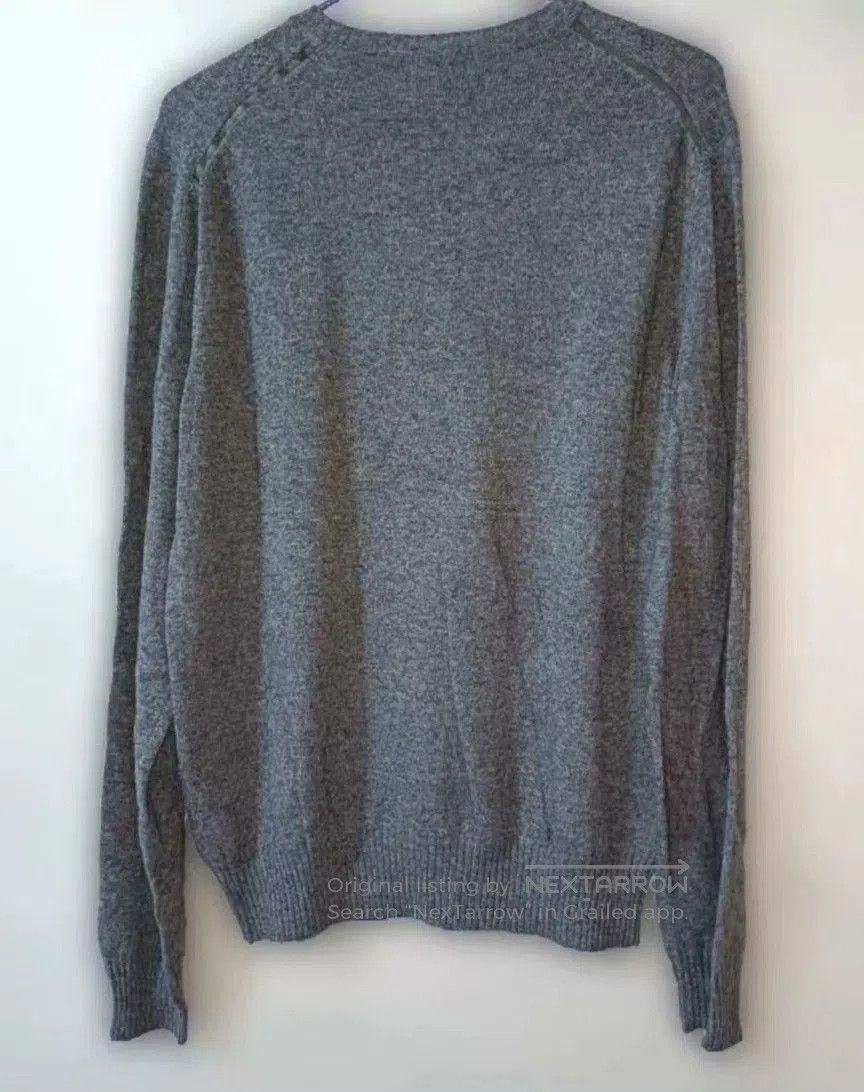 Saint Laurent Paris YSL Gray Wool Cable Knit Sweater. Size US S / EU 44-46 / 1 - 2 Thumbnail