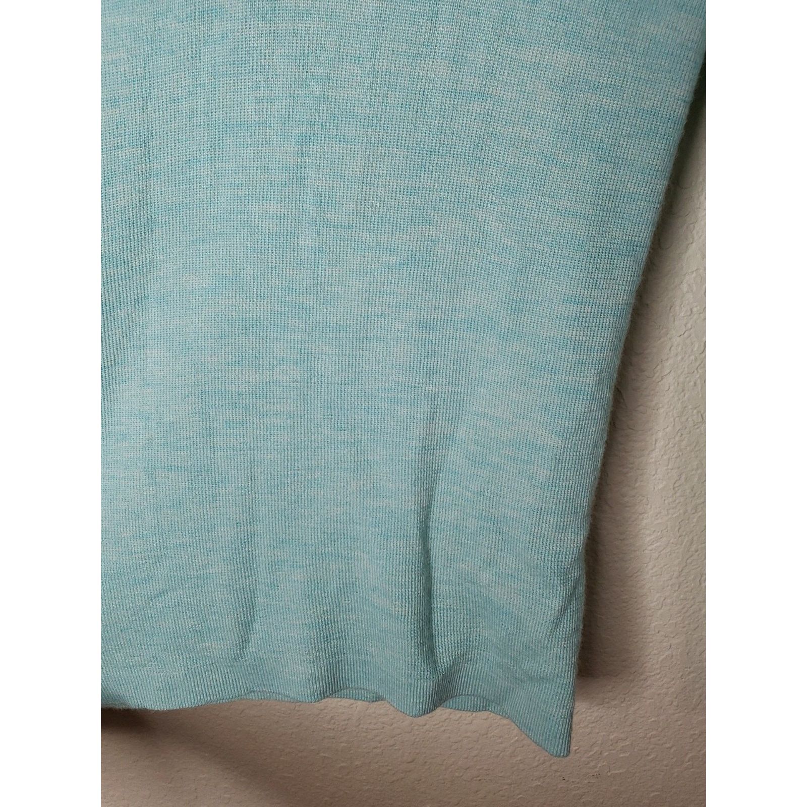 Banana Republic Banana Republic Blue Vneck 100% Merino Wool Sweater small Size S / US 4 / IT 40 - 9 Thumbnail