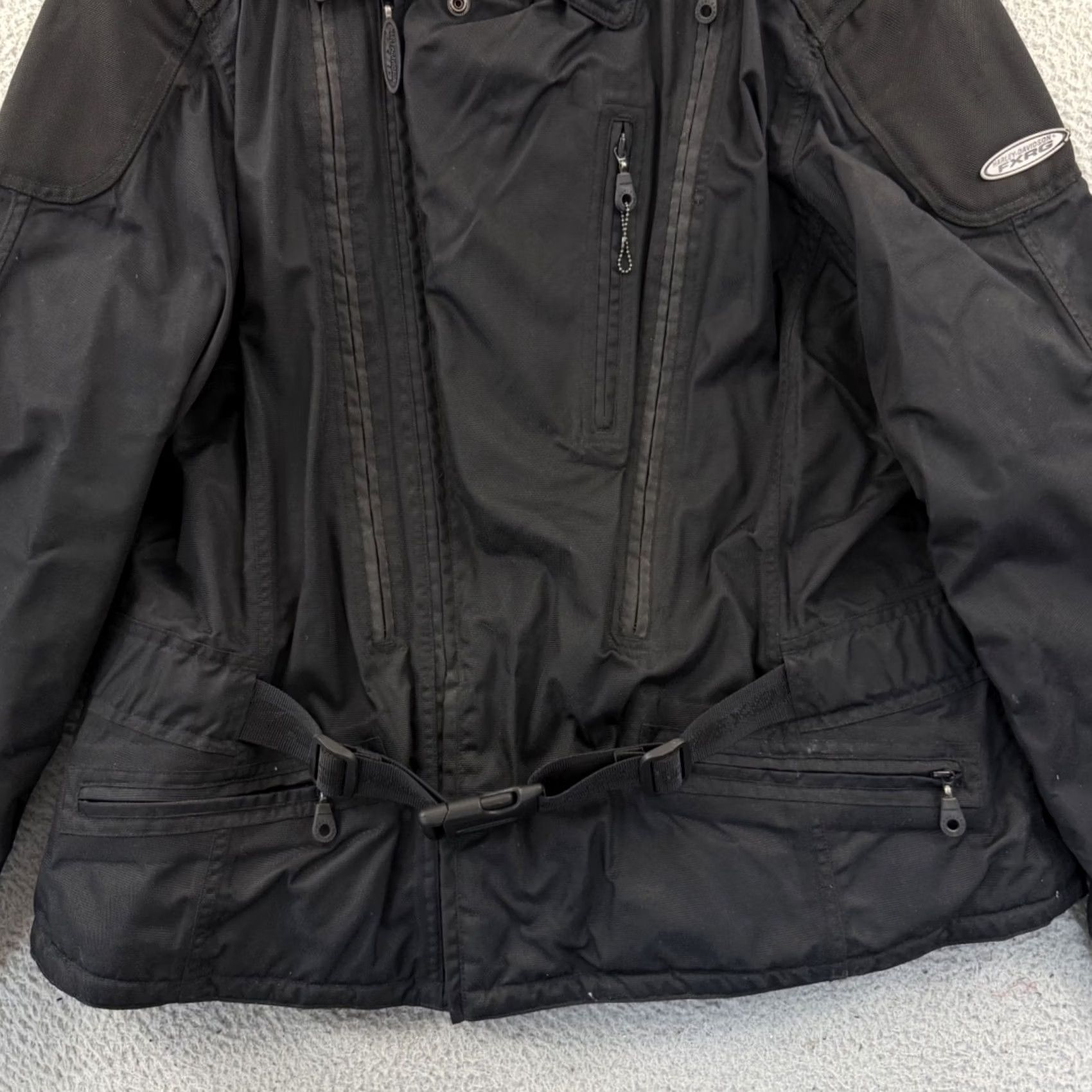 Harley Davidson VINTAGE Harley-Davidson FXRG Motorcycle Jacket Mens 2XL Black Bike Outer Zip All Seasons Size US XXL / EU 58 / 5 - 2 Thumbnail