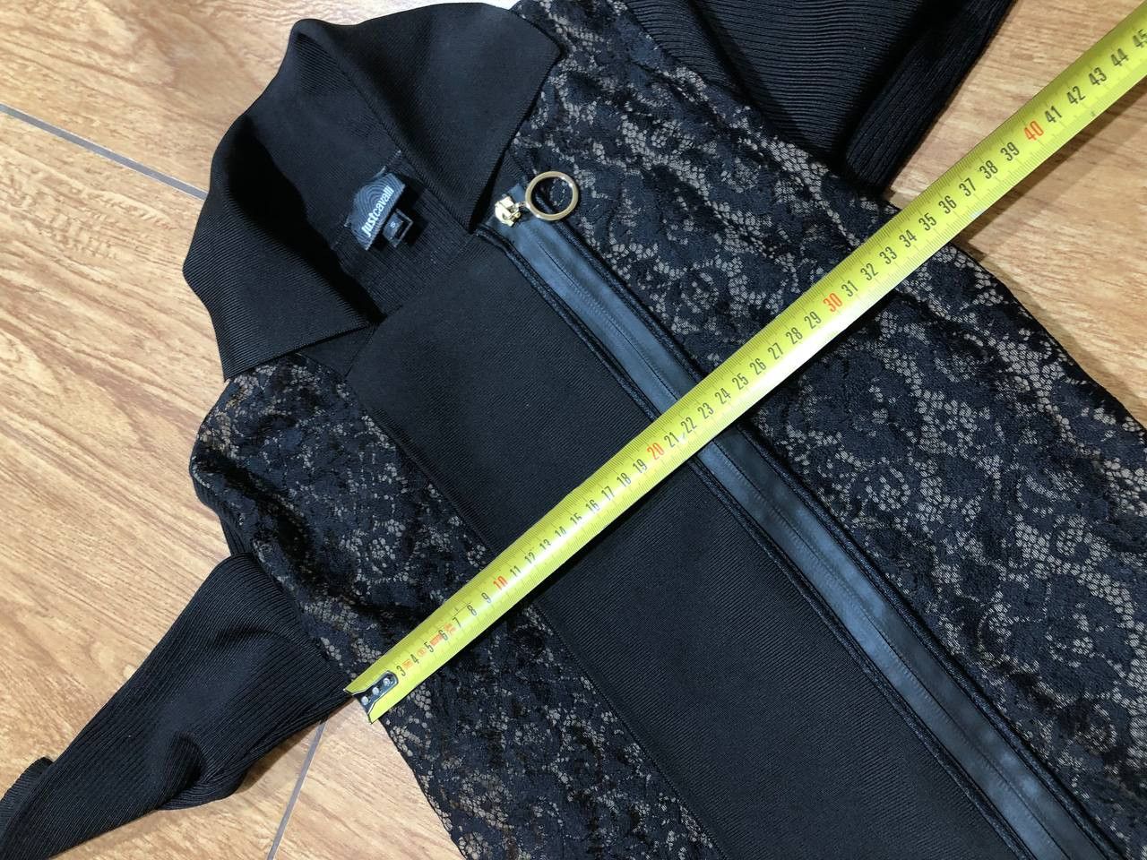 Just Cavalli Just Cavalli Vintage Women's Black zip up Cardigan Size S / US 4 / IT 40 - 10 Thumbnail