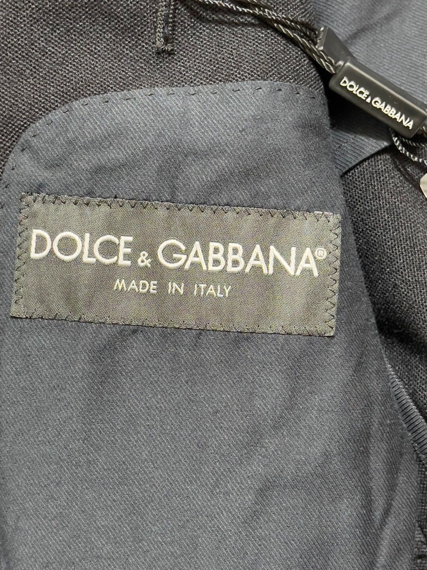 Dolce & Gabbana Black Long Wool Blend Coat - Size L Size US XXS / EU 40 - 7 Thumbnail