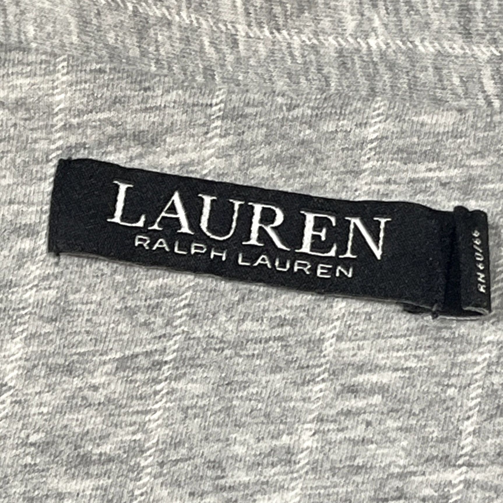 Ralph Lauren Lauren Ralph Lauren GRAY knit PJ TOP Women’s XL Pajama Button Shirt Black Label Size XL / US 12-14 / IT 48-50 - 3 Thumbnail