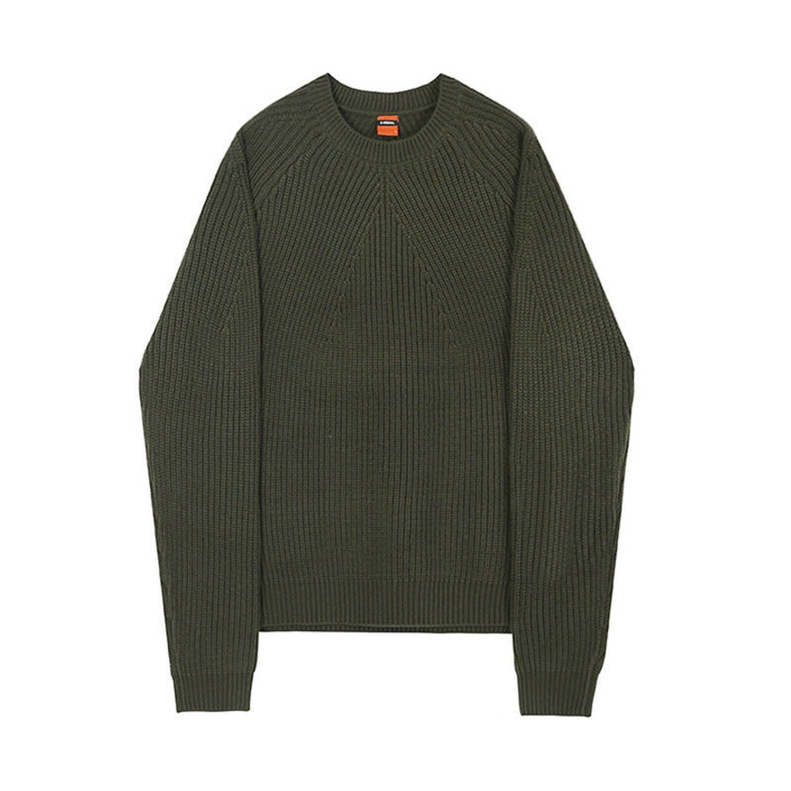 Other White Ribbed Crew Neck Sweater, Casual Knitwear Size US M / EU 48-50 / 2 - 7 Thumbnail