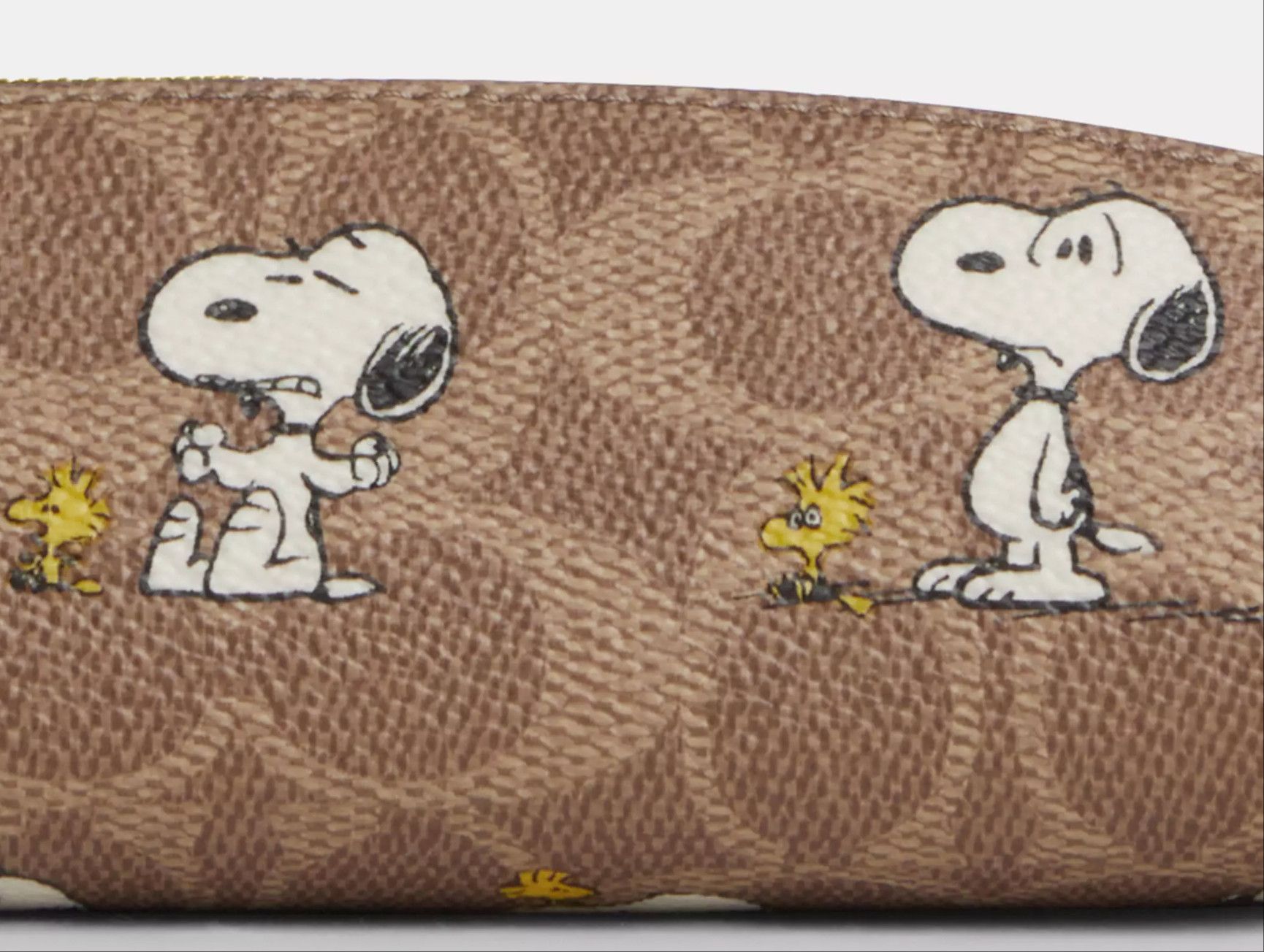 Coach Coach X Peanuts Pencil Case In Signature Canvas Snoopy CBT17 Size ONE SIZE - 6 Thumbnail