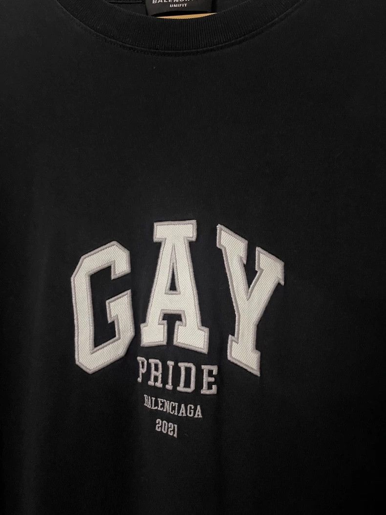 Balenciaga Balenciaga Gay Short Sleeve Size US M / EU 48-50 / 2 - 2 Thumbnail