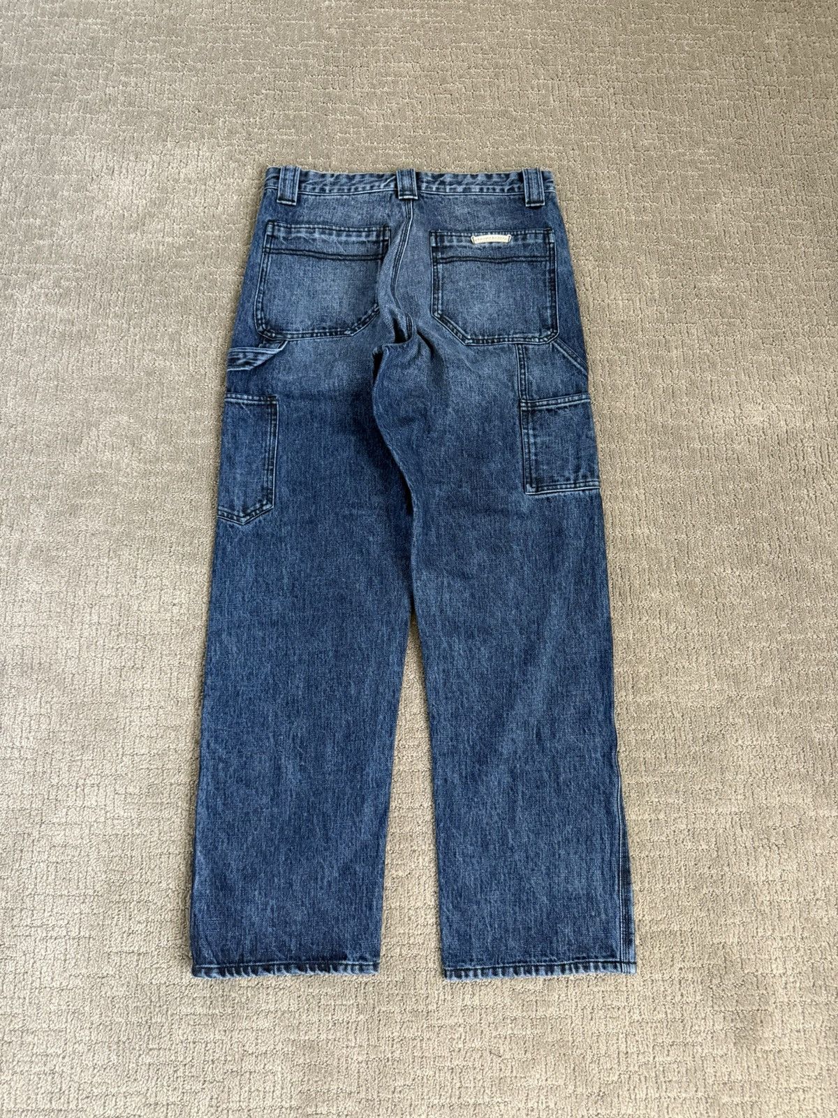 Chrome Hearts Turbo Blue Denim Carpenter Pants Size US 31 - 2 Thumbnail