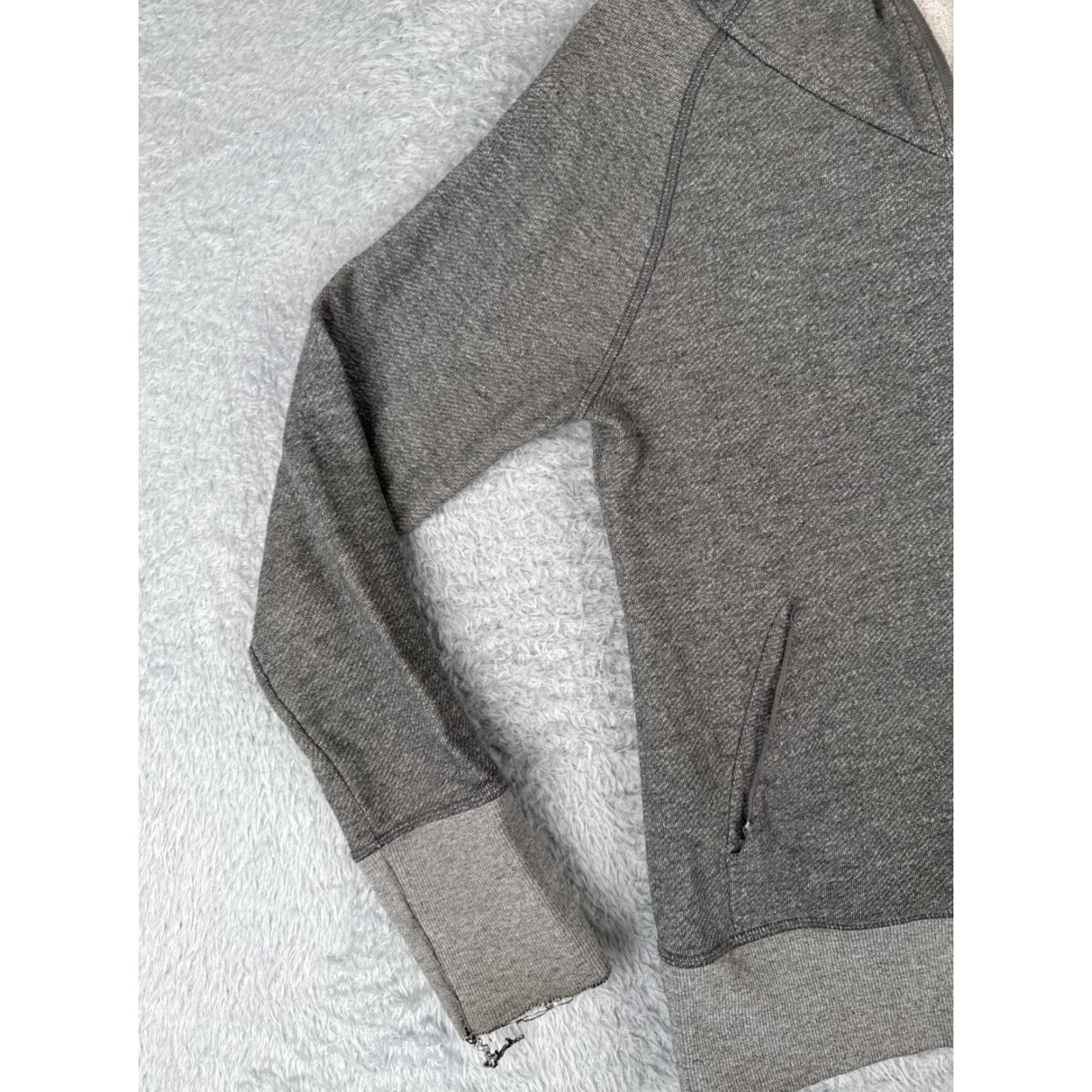 The North Face The North Face Hoodie Women M Gray Full Zip Terry Fabric Logo Regular Fit 34in Chest Sports Activewear Mens Womens Girls Boys Size M / US 6-8 / IT 42-44 - 3 Thumbnail