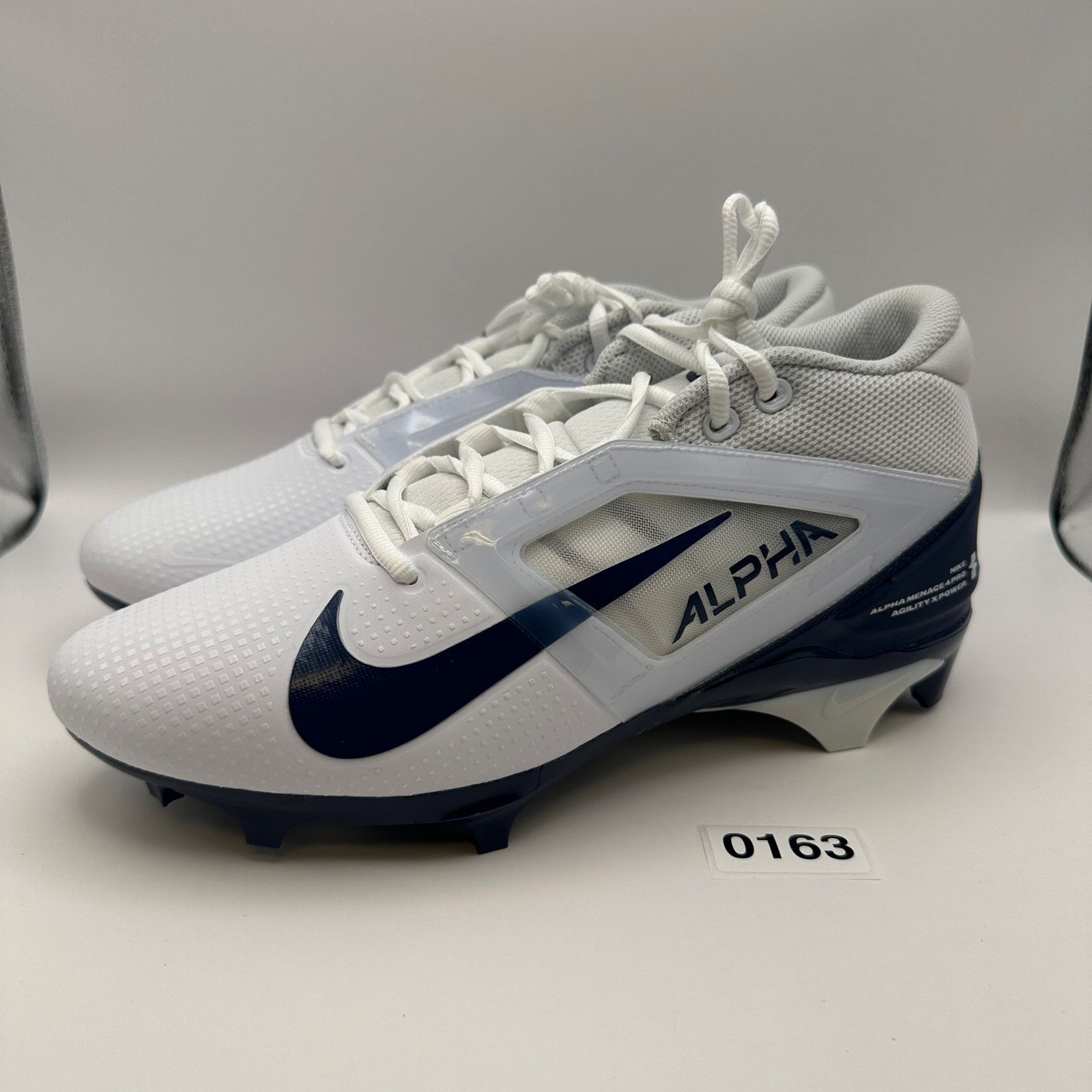 Nike NIKE Men's 9.5 Alpha Menace 4 PRO White/Navy FD7037-104 Size US 9.5 / EU 42-43 - 2 Thumbnail