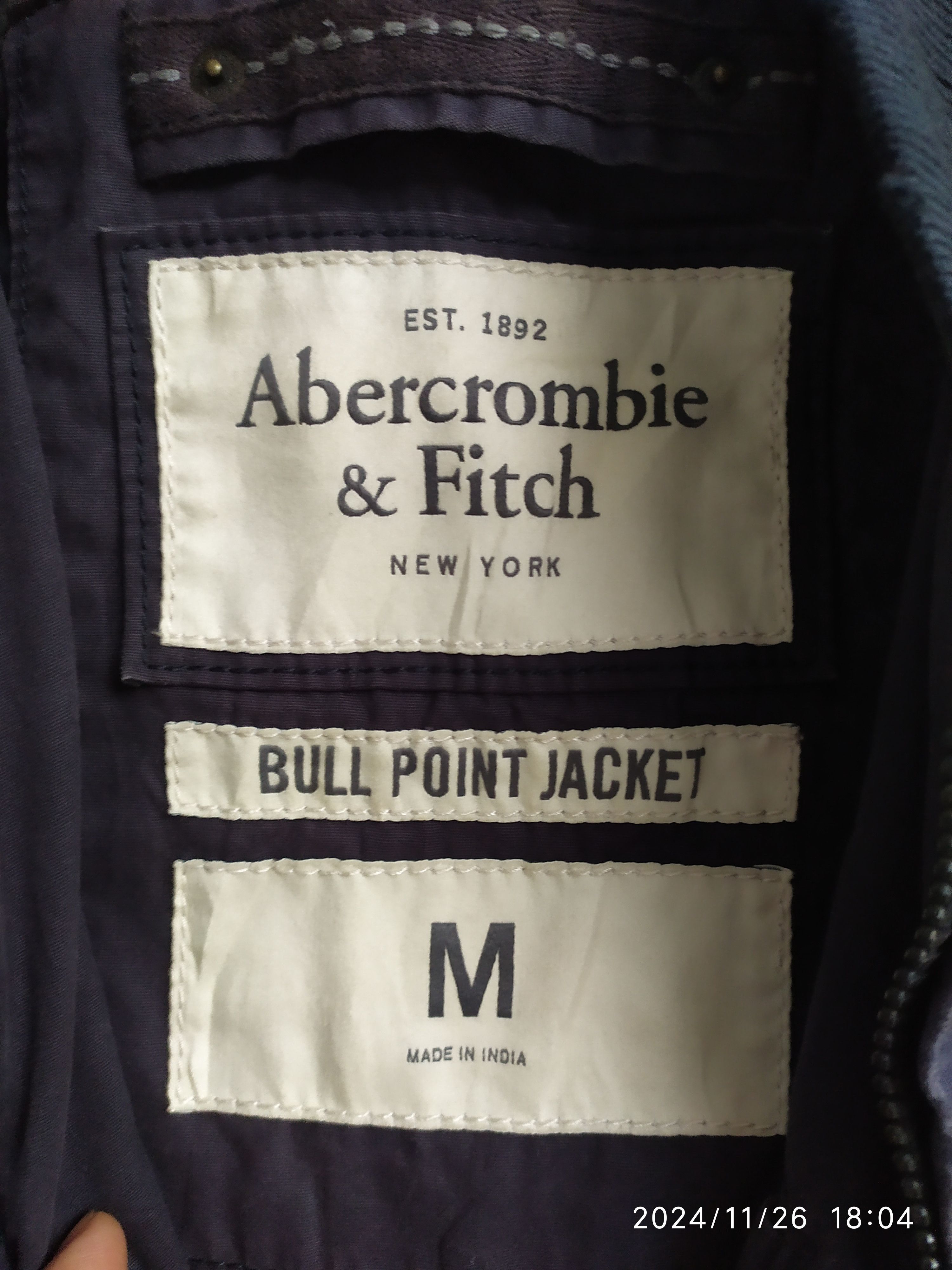 Japanese Brand Vintage Y2K Abercombie & Fitch Bull point Jacket Size US M / EU 48-50 / 2 - 11 Thumbnail