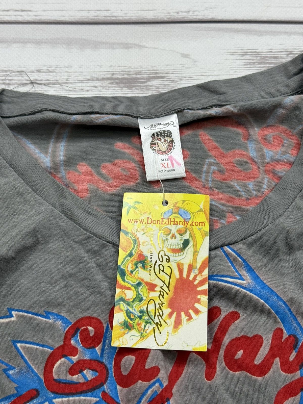 Ed Hardy Ed Hardy t Shirt Size XL / US 12-14 / IT 48-50 - 4 Thumbnail