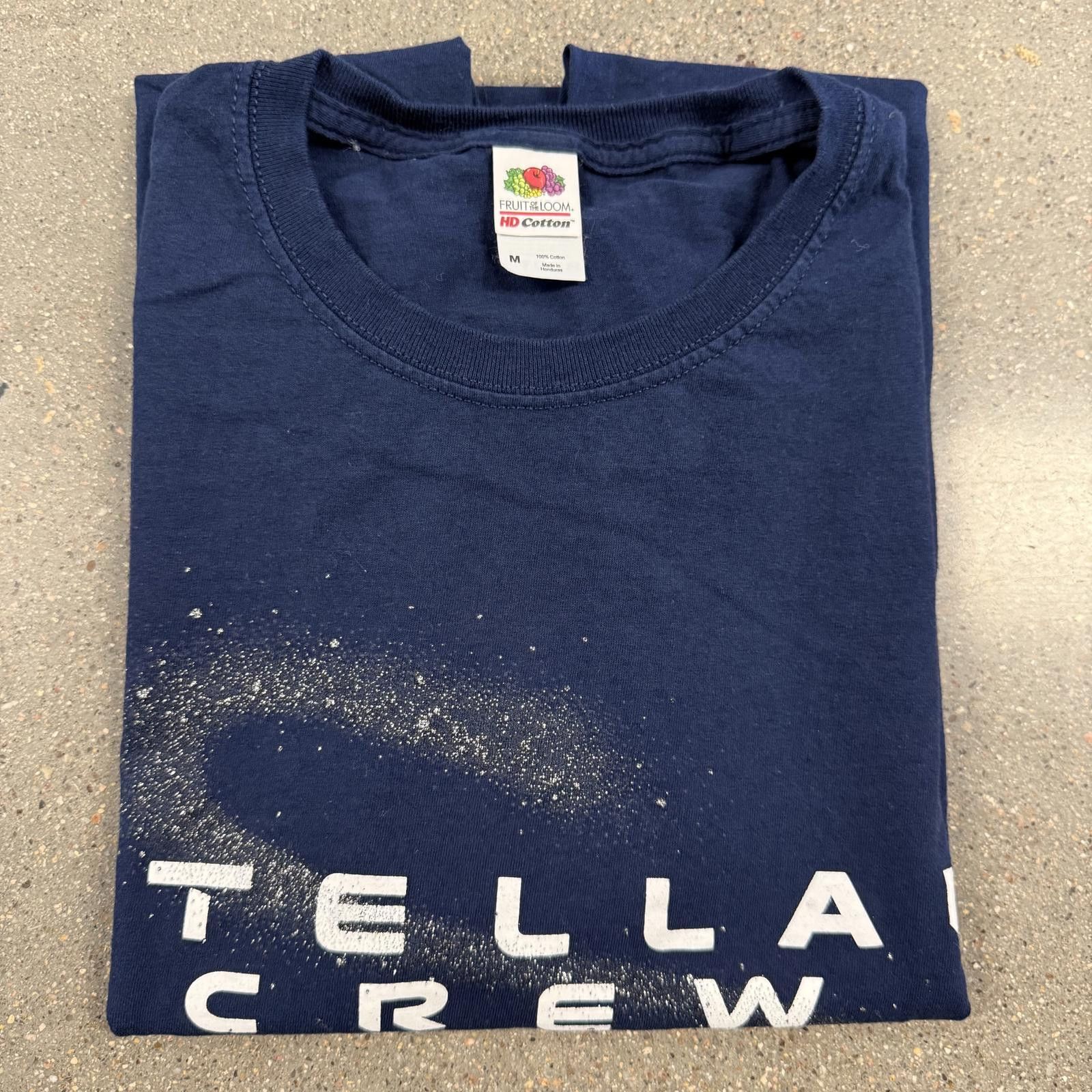 Fruit Of The Loom Stellar Crew VBS T-Shirt Navy Blue M Size US L / EU 52-54 / 3 - 7 Thumbnail