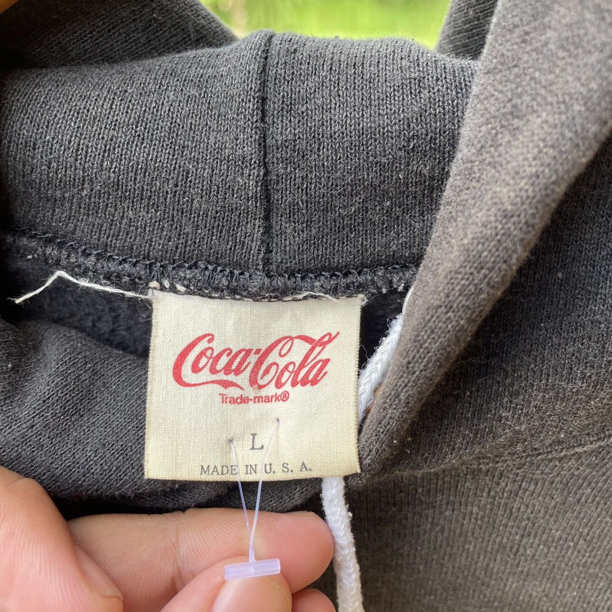Coca Cola 🔥Vintage Coca Cola Big Logo Spellout Pullover Hoodie Size US L / EU 52-54 / 3 - 9 Thumbnail