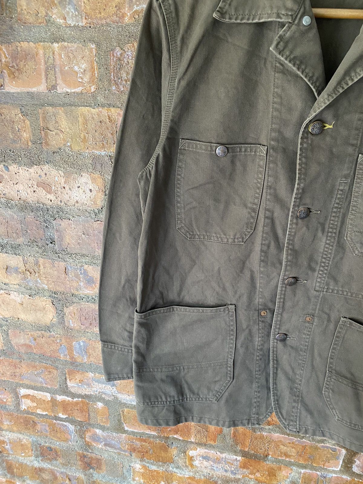 Blue Blue Japan 1990s 🔥 Blue Blue Japan Hr Market olive brown twill jacket Size US M / EU 48-50 / 2 - 6 Thumbnail