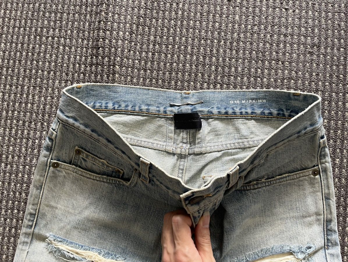 Hedi Slimane × Saint Laurent Paris 2016AW D10 Selvedge Ripped Jeans Size US 30 / EU 46 - 3 Thumbnail