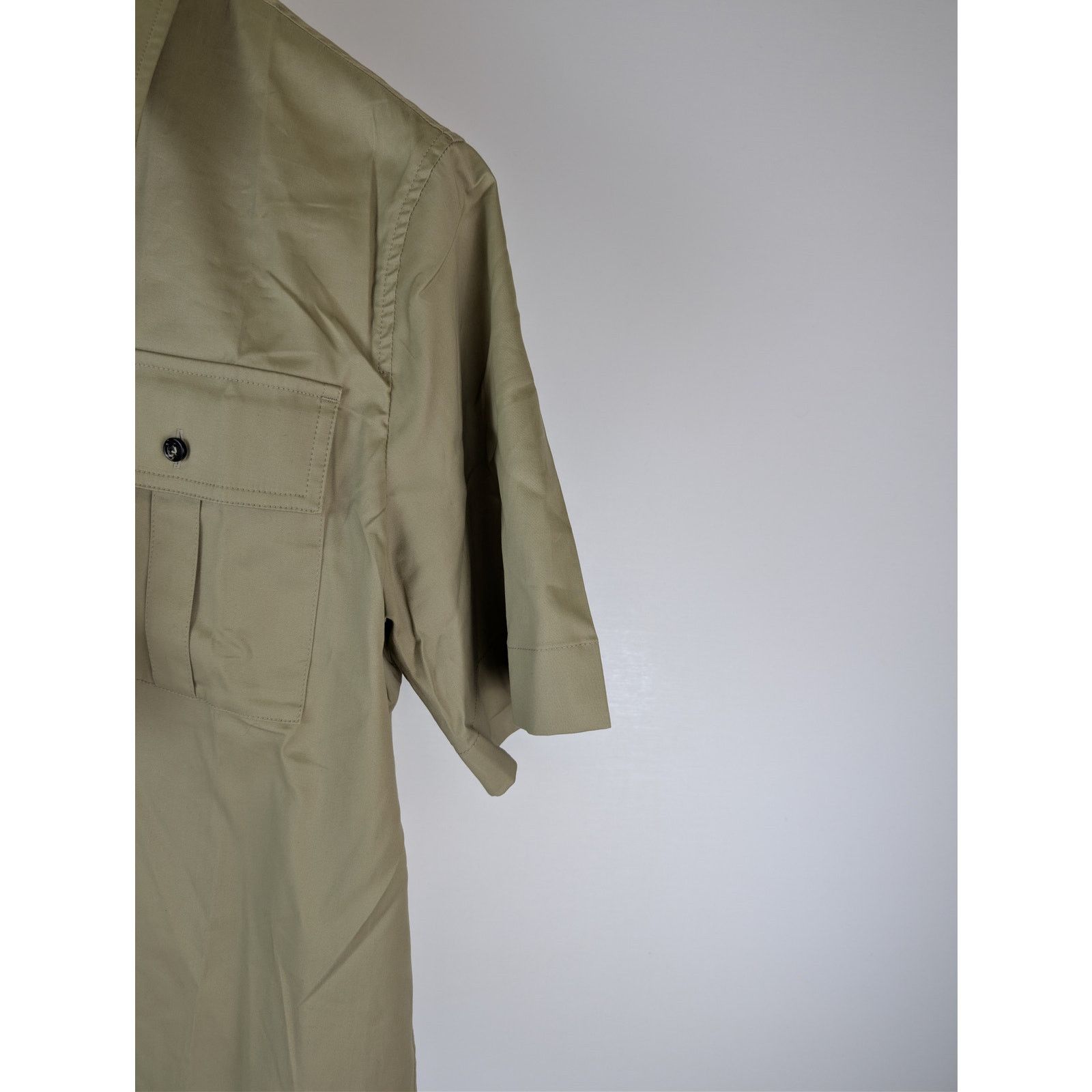 Bottega Veneta o1rshd1 Soft Organic Cotton Shirt in Travertine Size US S / EU 44-46 / 1 - 5 Thumbnail
