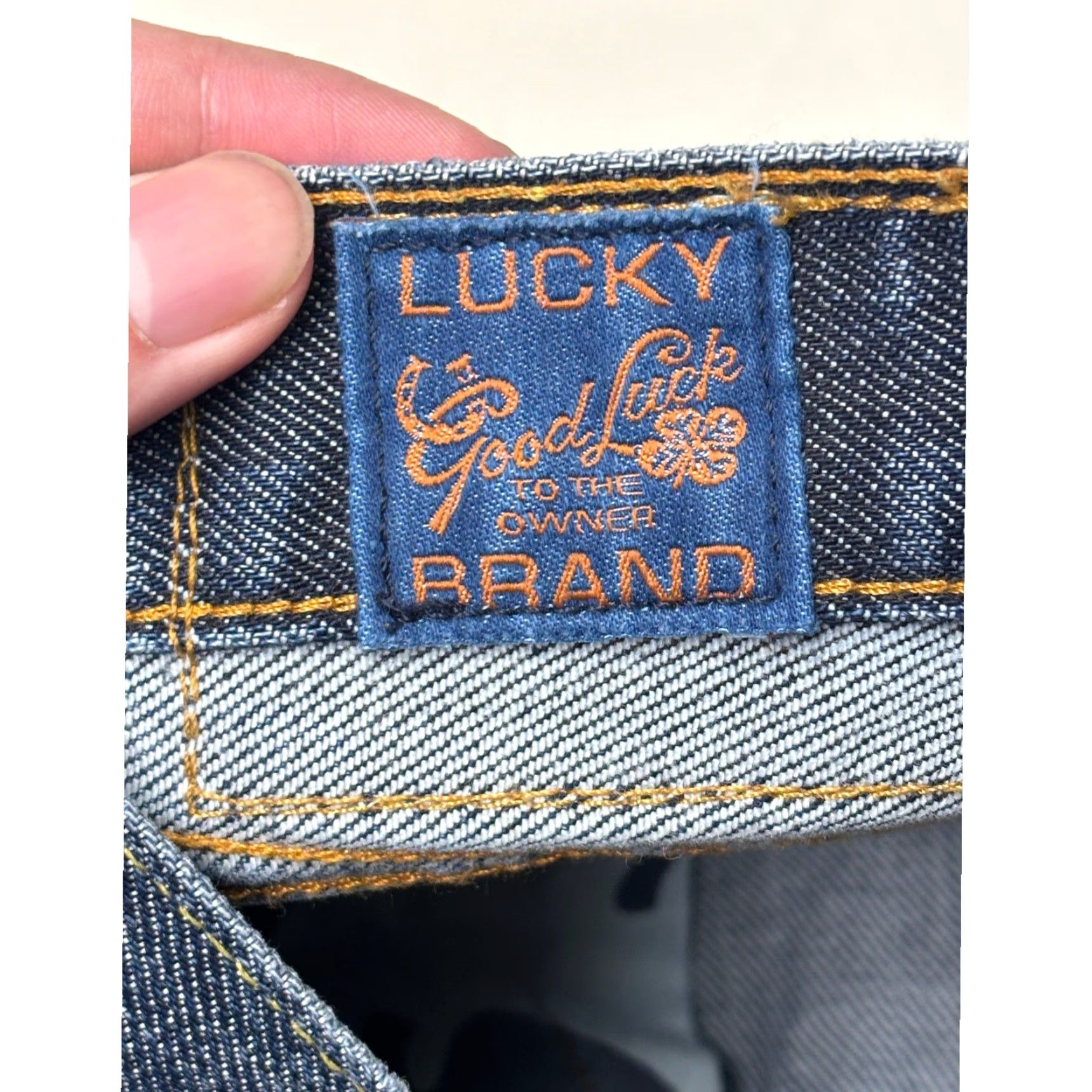 Lucky Brand VINTAGE Lucky Brand Lil Maggie Jeans Women 31X28 Medium Wash Bootcut Denim Jeans Womens Size 24" / US 00 / IT 34 - 5 Thumbnail