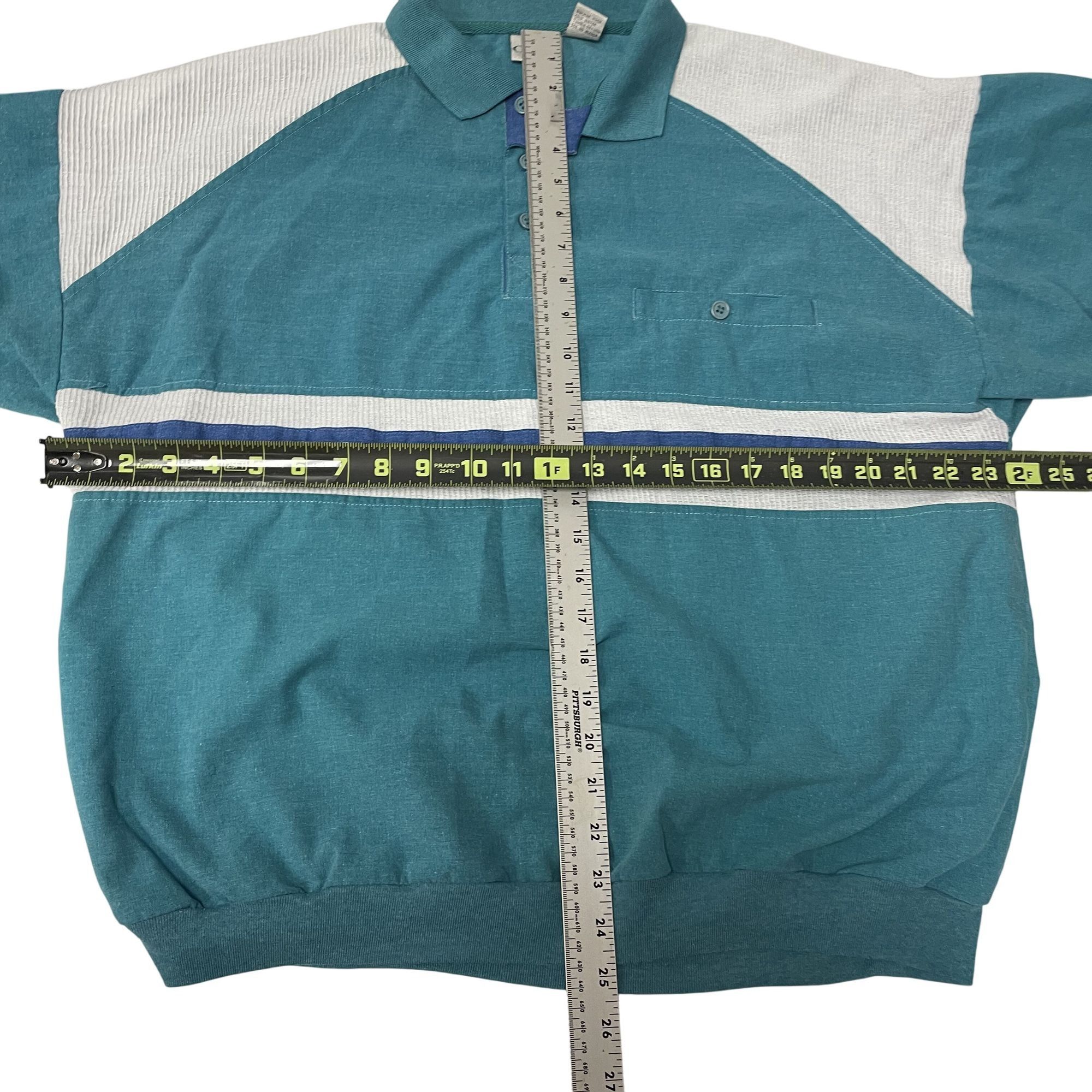 Other Vtg Ash Creek BLUE White POLO Banded Waist Golf Shirt Size US XL / EU 56 / 4 - 6 Thumbnail
