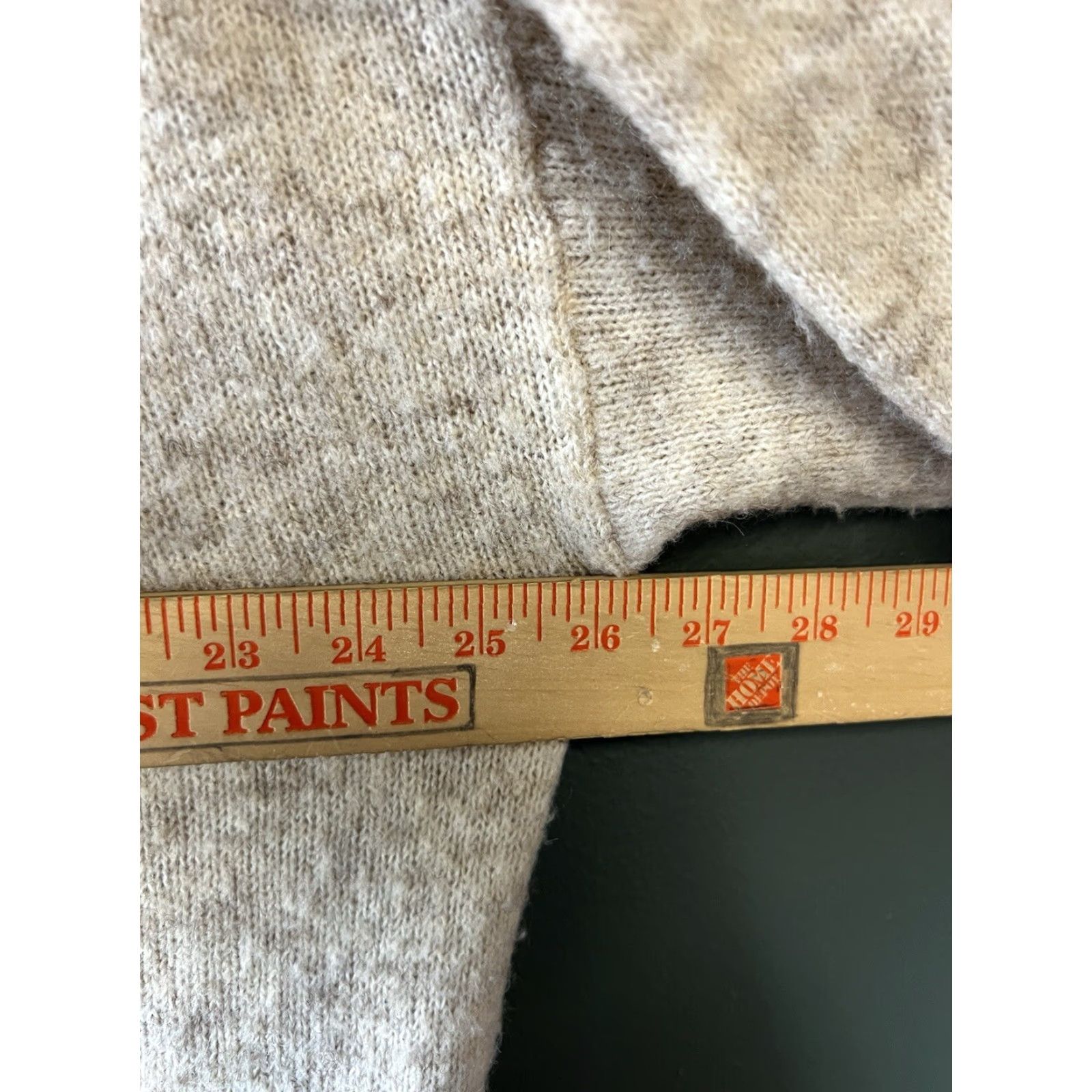 Sundry Sundry Cardigan Sweater Womens Beige Wool Cashmere Button Up Size 3 Regular Knit Sleeve Long Scoop Neck 3 Love Fall Winter Spring Size XS / US 0-2 / IT 36-38 - 4 Thumbnail