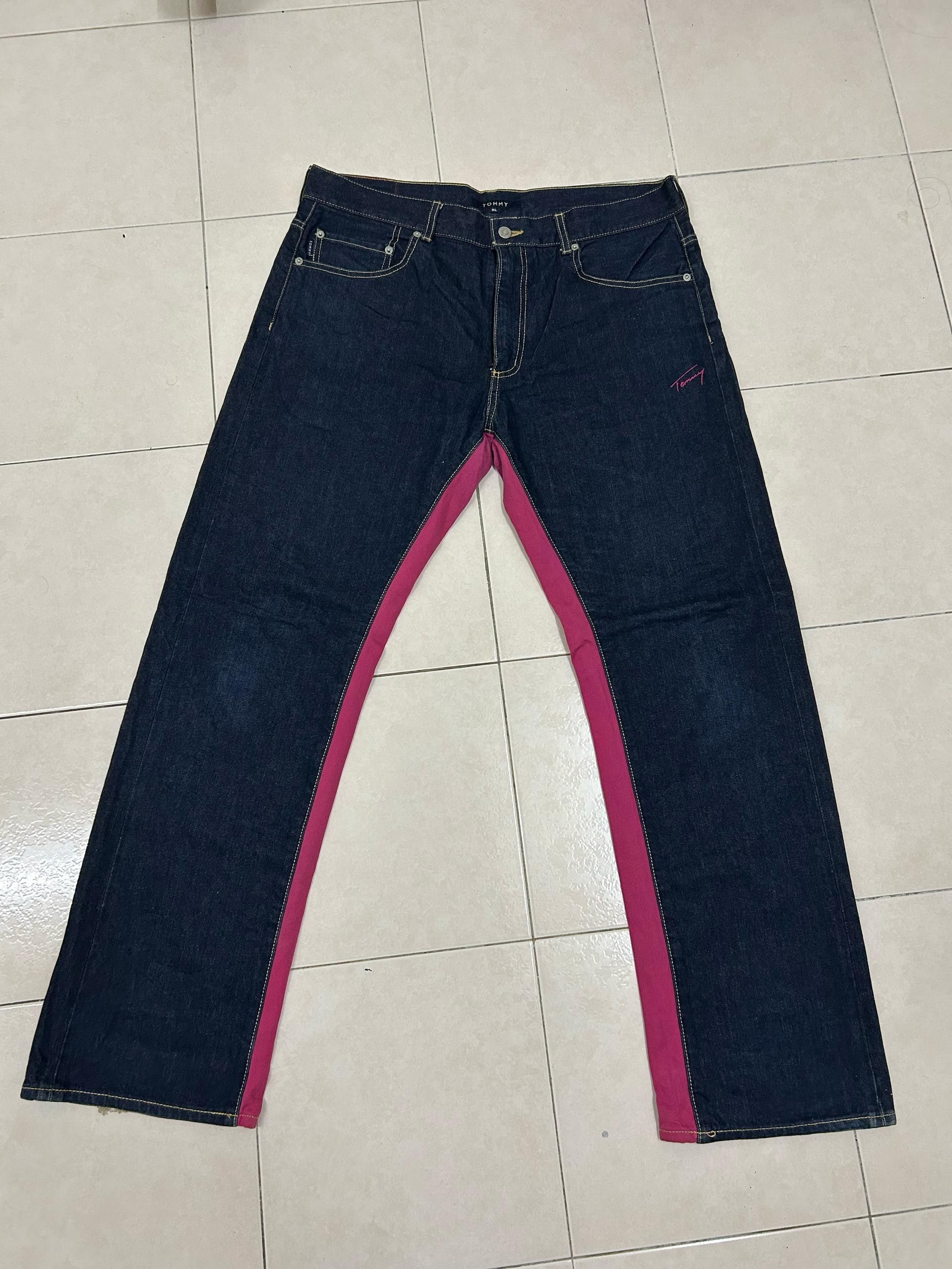 Tommy Hilfiger 💥Rare💥 Evisu Inspired Tommy N.Y.C Denim Size US 37 - 2 Thumbnail