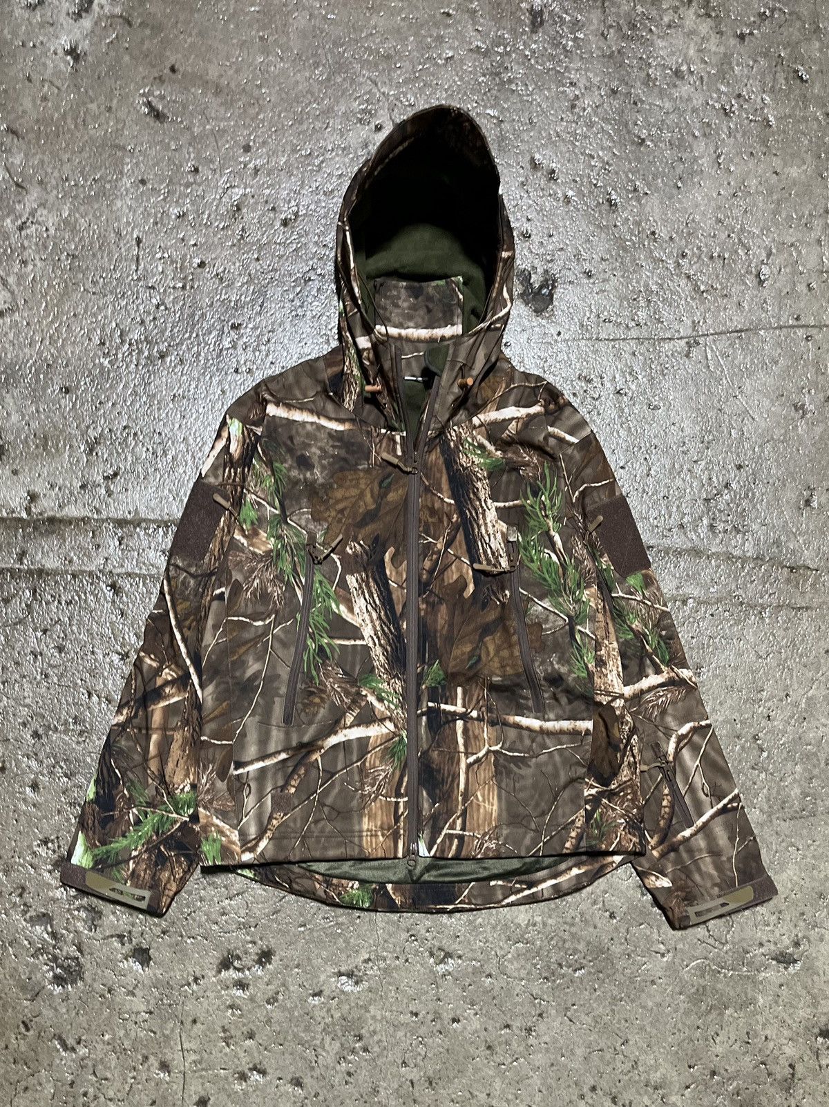 Realtree × Vintage Crazy Y2K Realtree Style Camo Zip-Up Jacket Hoodie Essential Size US L / EU 52-54 / 3 - 1 Thumbnail