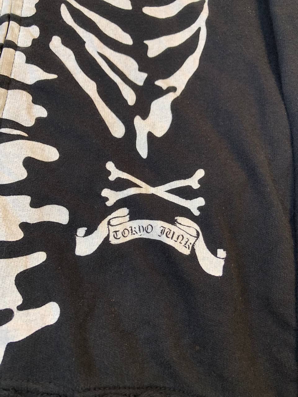 Japanese Brand × Vintage Japanese Brand Tokyo Punk Skeleton Zipper Hoodie Size US M / EU 48-50 / 2 - 11 Thumbnail