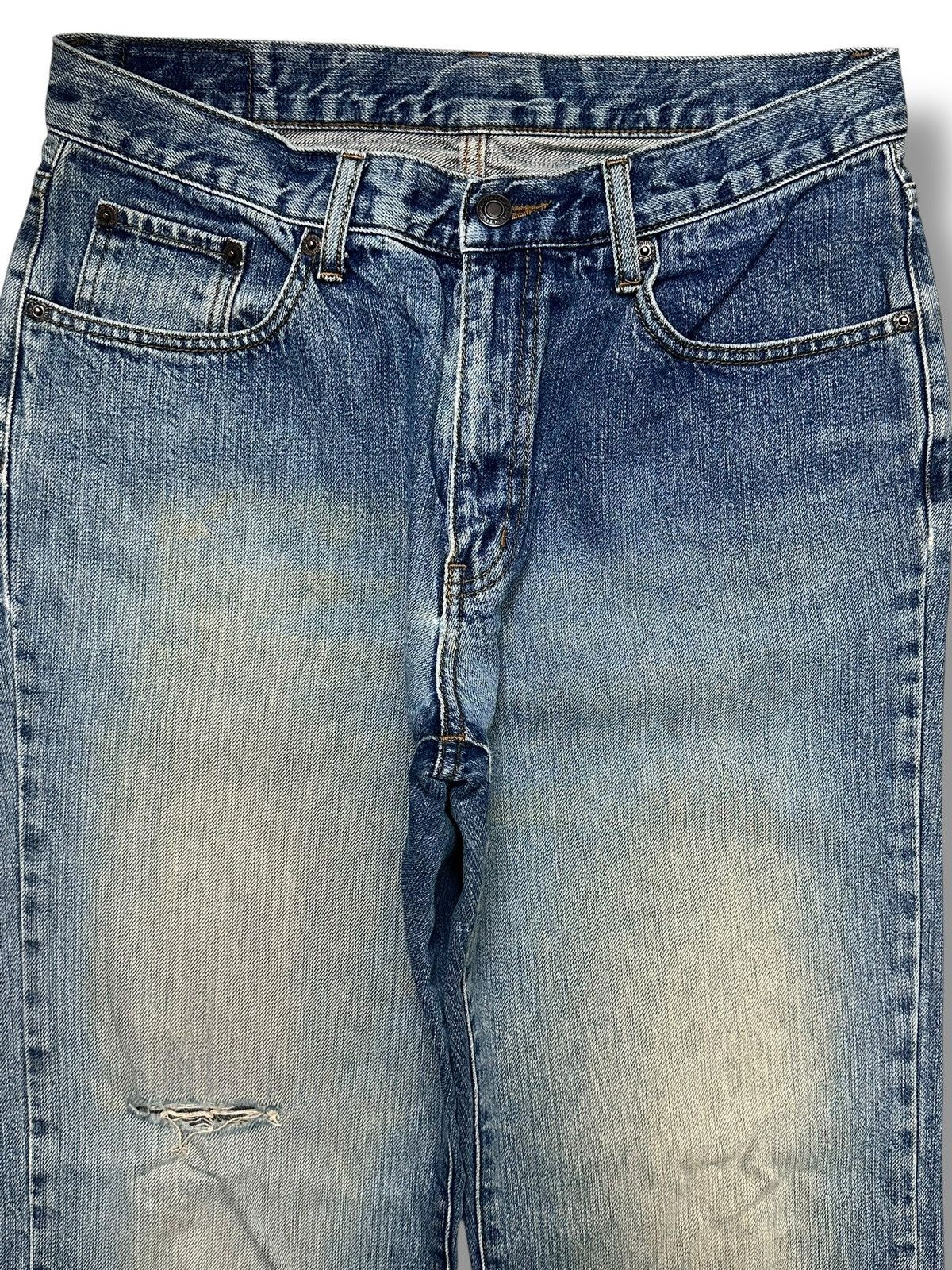 Japanese Brand Vintage IN Blue Denim Straight Leg Jeans with Faded Wash Size US 32 / EU 48 - 2 Thumbnail