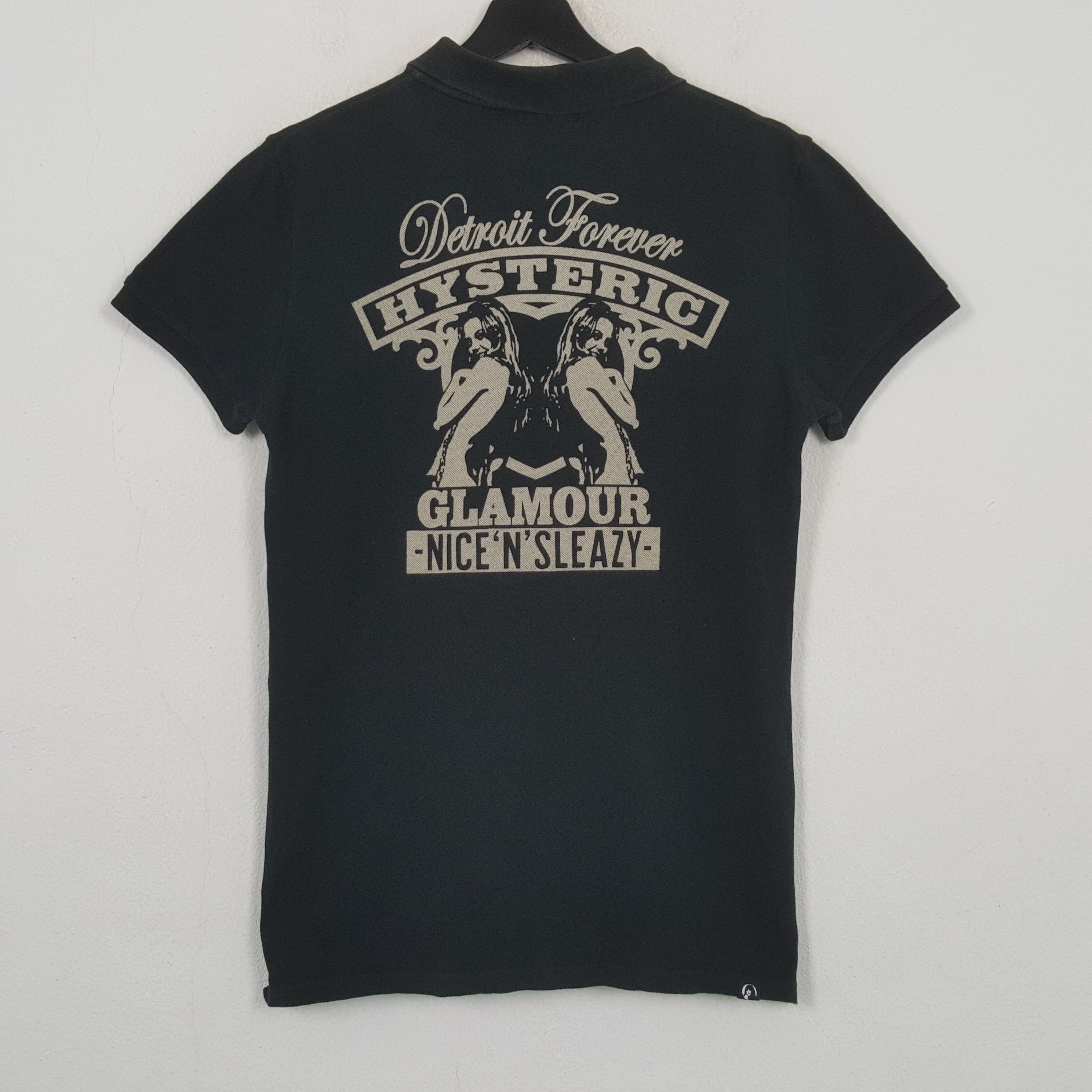 Hysteric Glamour Detroit Forever ポロシャツ Hysteric Glamour Detroit Forever ポロシャツ（HYSTERIC TIMES