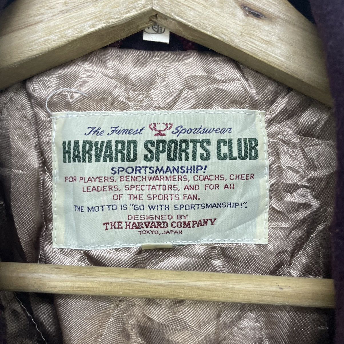 Vintage University Of Havard Sports Club Sportmaanship Jacket Size US M / EU 48-50 / 2 - 4 Thumbnail