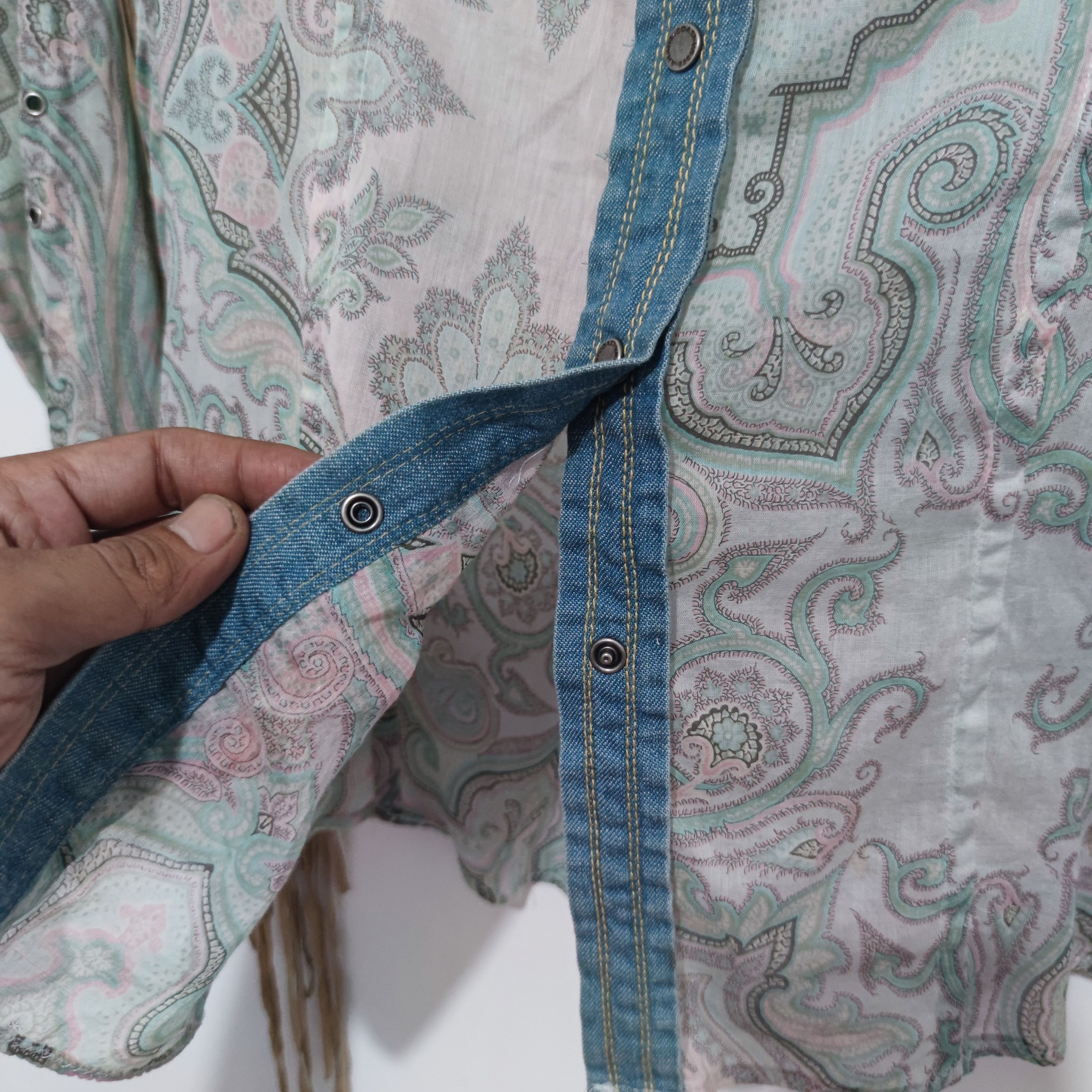 Beauty Beast × If Six Was Nine × Vintage Coast Thin long shits Gray bandana Size S / US 4 / IT 40 - 9 Thumbnail