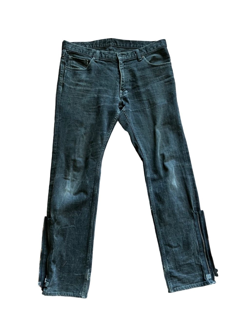 Number (N)ine Number nine AW06 noir zipper jeans | Grailed