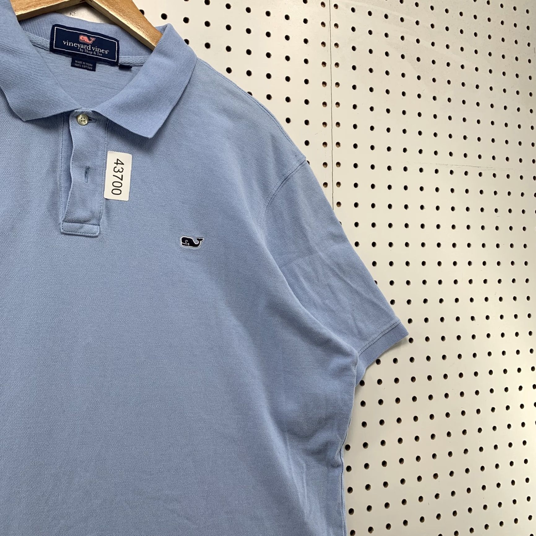Vineyard Vines Vineyard Vines Polo Shirt Blue Short Sleeve Collared Button XL Made Peru Polo Men XL Blue Preppy 90s? Size US XL / EU 56 / 4 - 3 Thumbnail