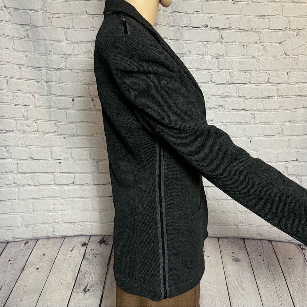 Mason's Mason's Black Wool Blend Blazer Jacket Size 46 US M Size M / US 6-8 / IT 42-44 - 3 Thumbnail