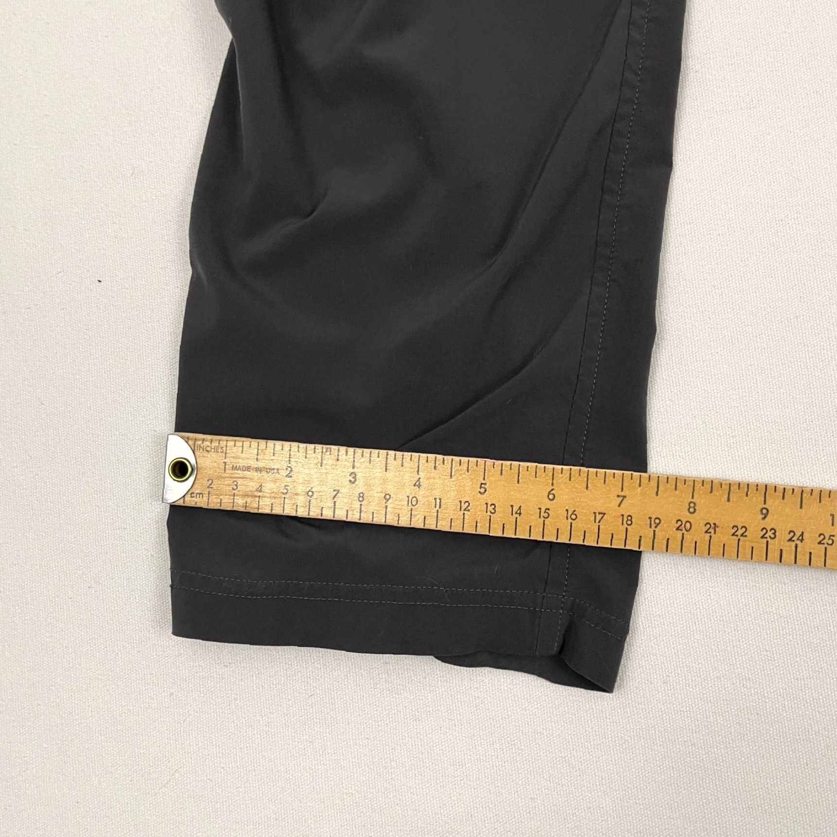 Lululemon Lululemon Mens Large Pants x 31" Dark Gray Active Workout Training Gym Stretch Regular Classic Inseam 31" Gray Sports Athleisure Size US 33 - 6 Thumbnail